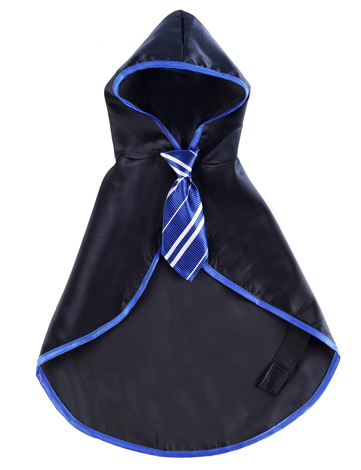 Coomour Halloween Dog Costume Wizard Pet Shirt Funny Cat Clothes For Dogs Cats Clothing Outfits With Glasses (X-Large,Blue)