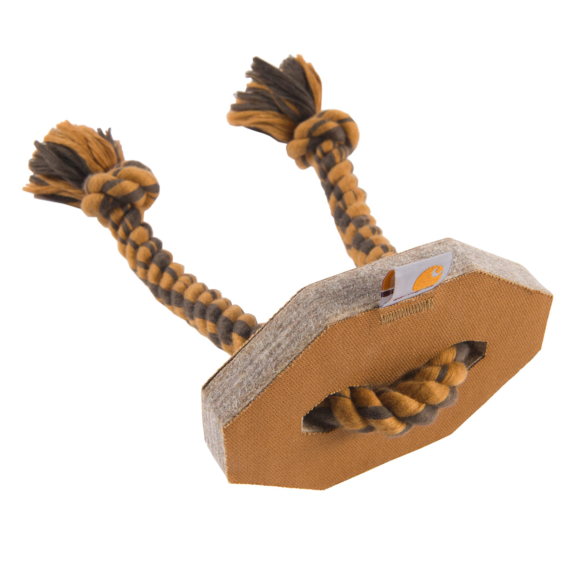 Carhartt Pet Training Tools, Rugged Dog Toys for Tug and Fetch, Firm Duck Hex Dog Pull