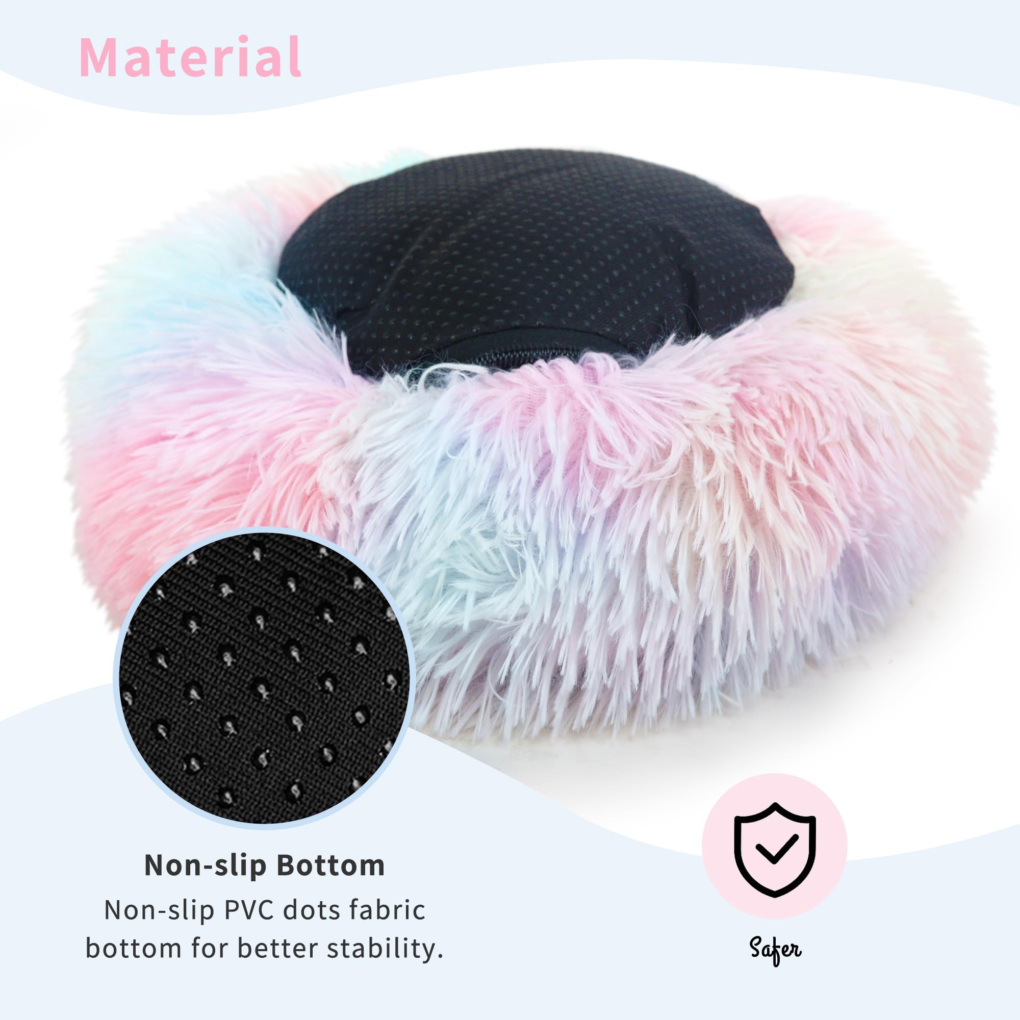 wrkfree Guinea Pig Bed for Cage Plush Calming Hideout, Warm Rabbit Bed for Hamsters Hedgehogs Ferrets Dwarf Rabbits and Other Sm