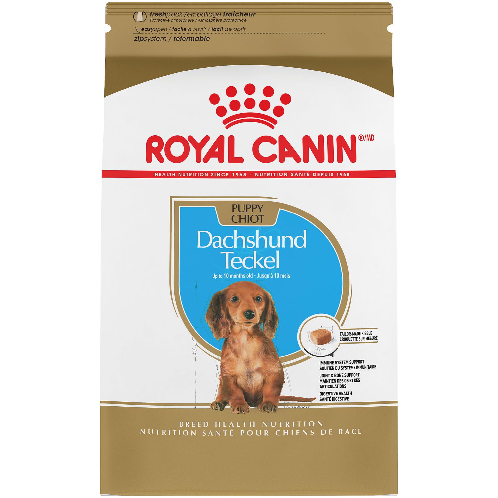 Royal Canin Dachshund Puppy Breed Specific Dry Dog Food, 2.5 lb bag