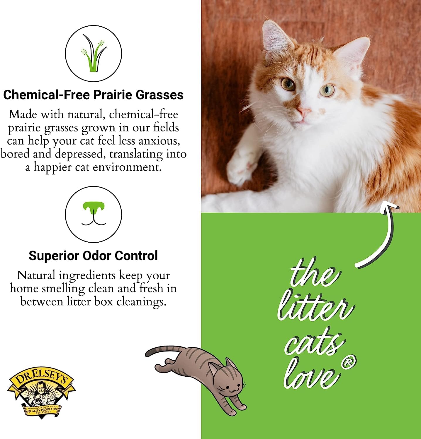 Dr. Elsey'S Precious Cat Touch Of Outdoors Litter Bag, 20 Lb