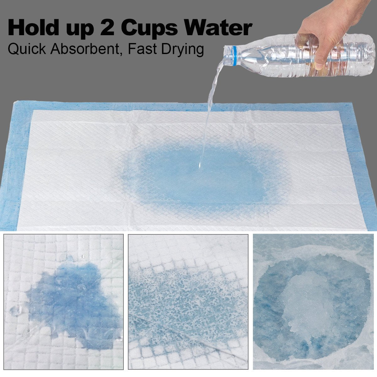 Petphabet 64 Count Puppy Pads 18 By 24 Inches,Dog Training Potty Pee Pads