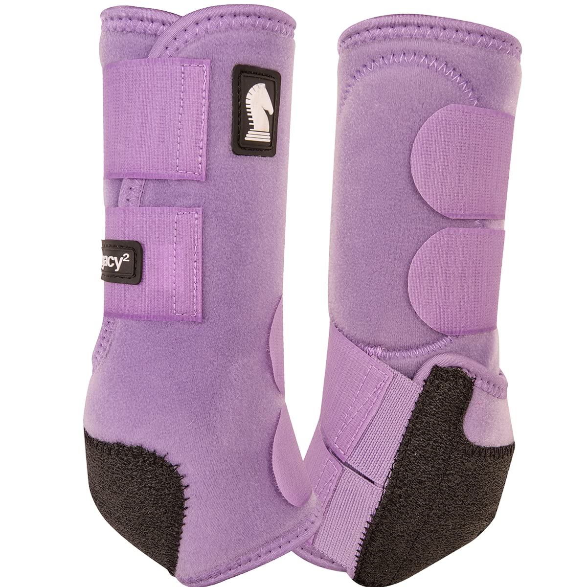 Classic Equine Legacy2 Support Boots, Hind (Lavender, Large)