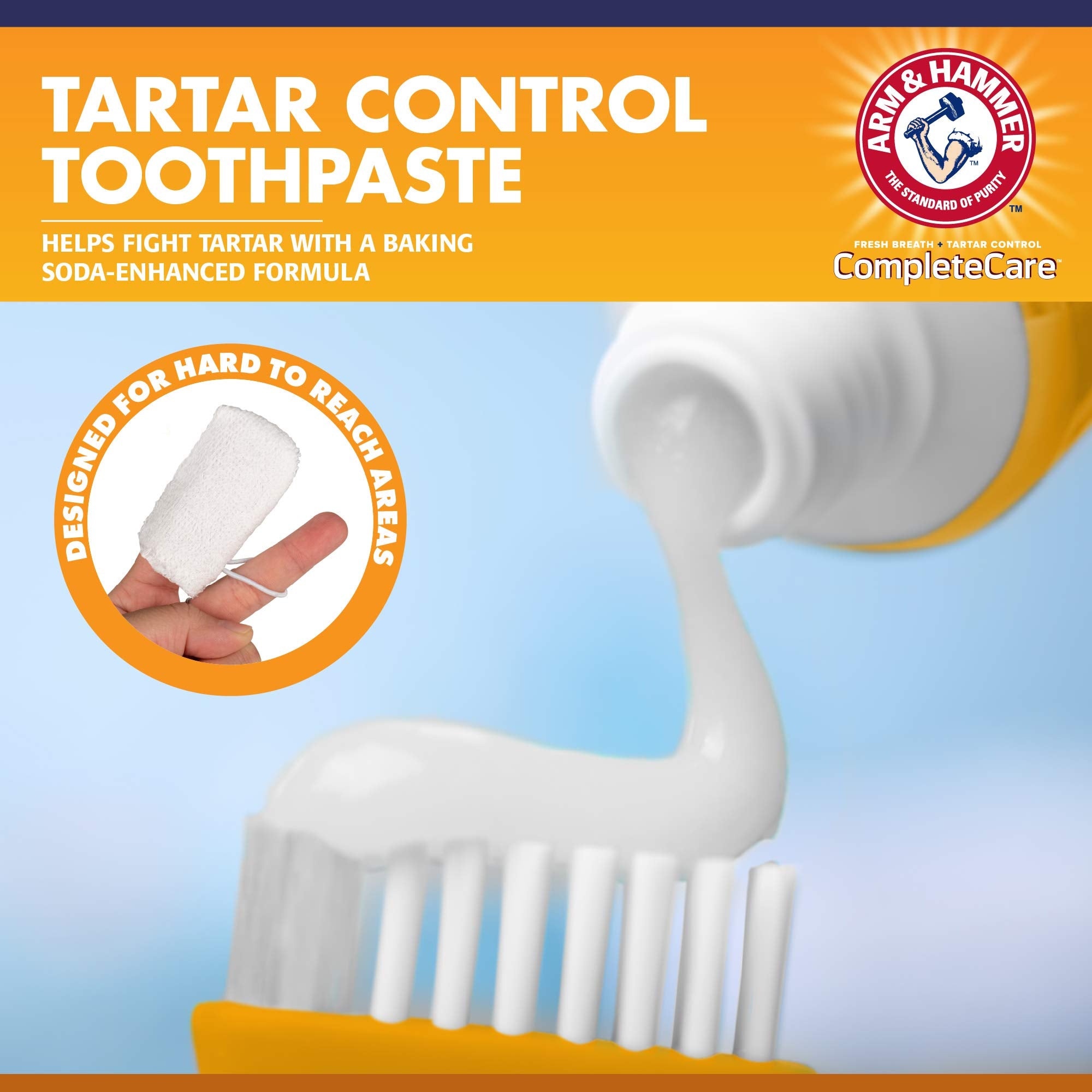 Arm & Hammer for Pets Complete Care Puppy Dental Kit | Includes 2.5 oz Dog Toothpaste in Peanut Butter Flavor, Small Dog Toothbr