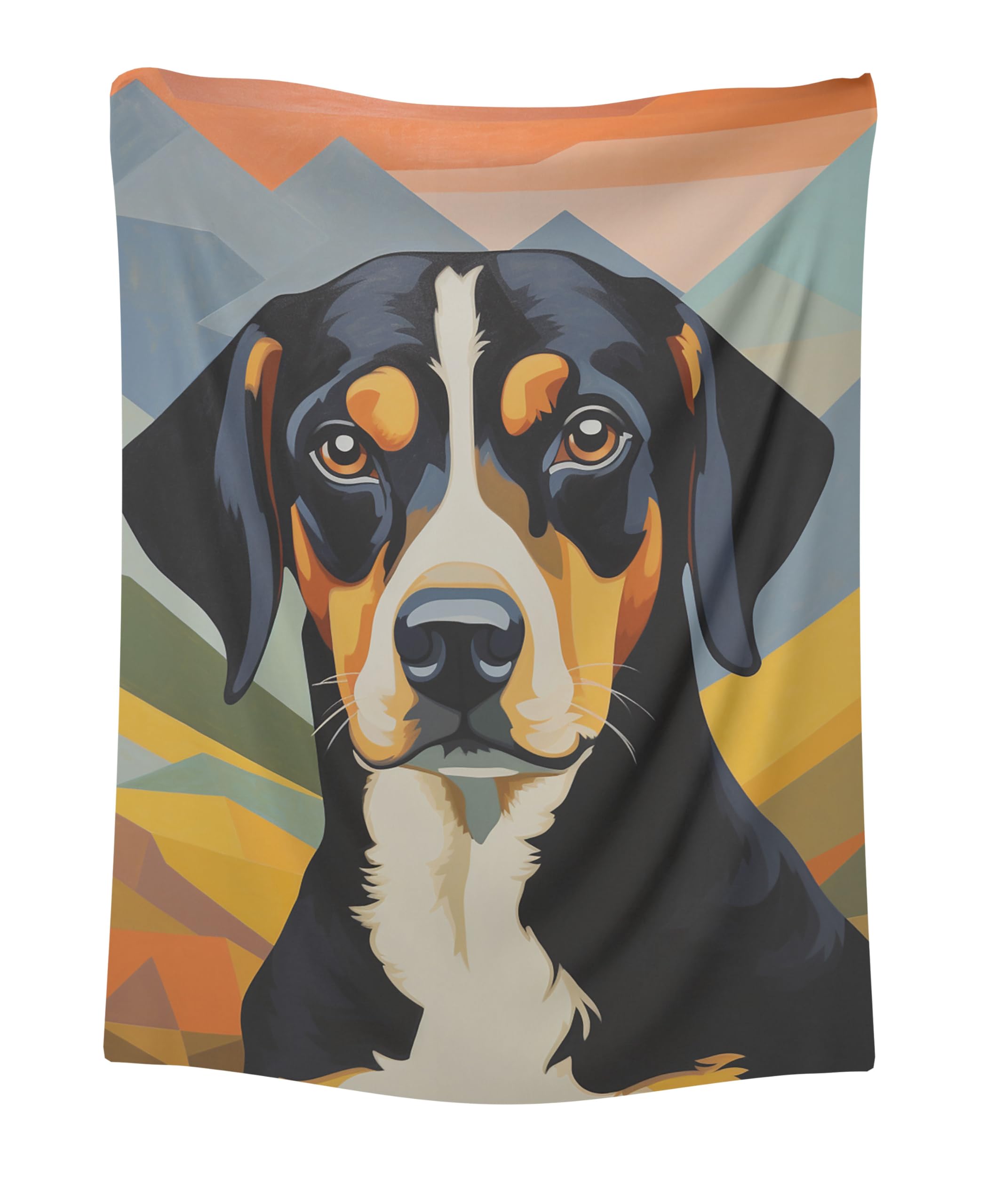 CAPITUNEISKINEPA Entlebucher Mountain Dog Blanket Gift Comfy Blanket Blanket for Couch 50 x 60