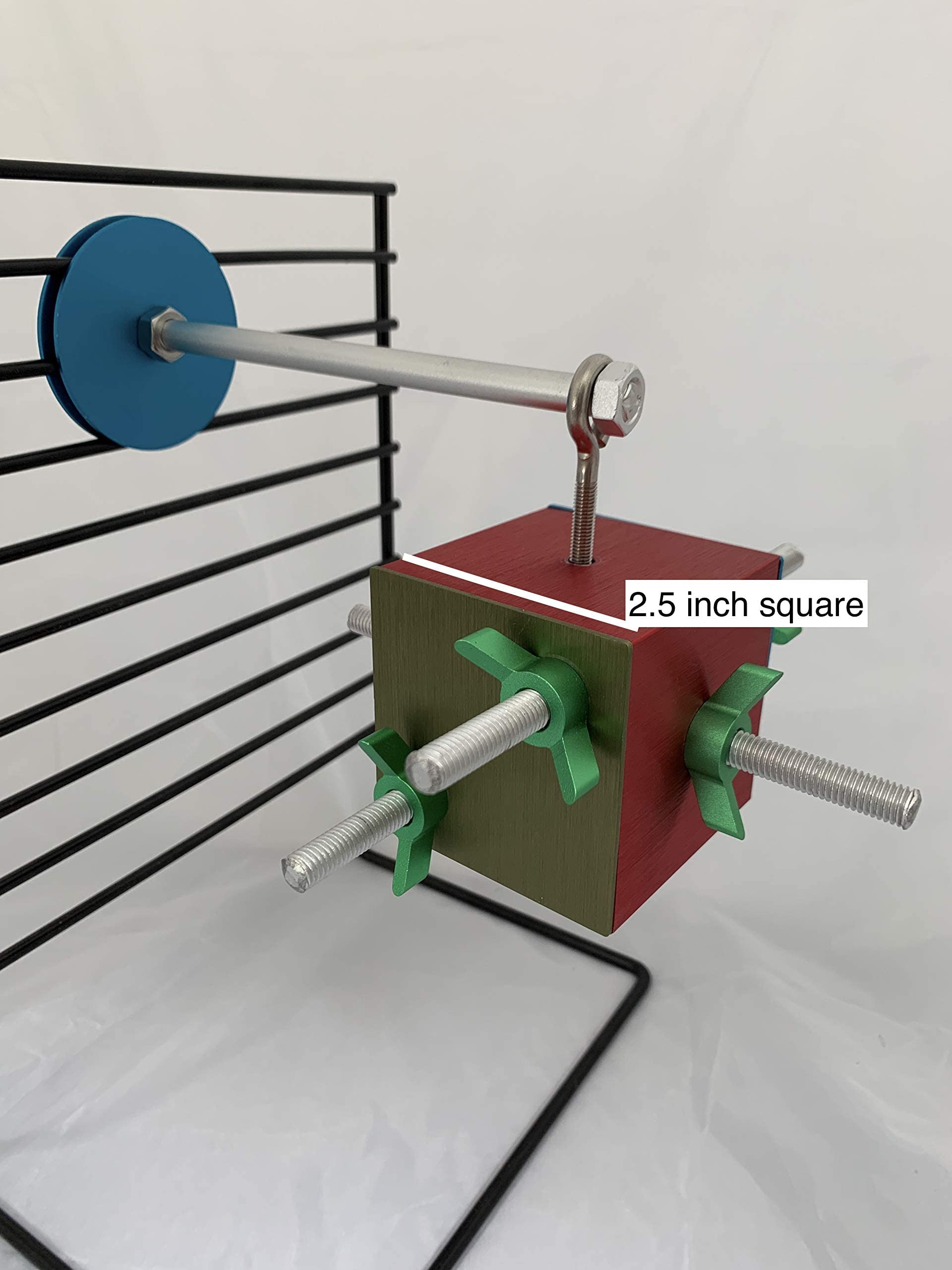 Busy Box Bird Foraging Toy | Interactive Treat Dispenser | Promotes Natural Foraging Behavior | Bird Cage Accessories For Medium