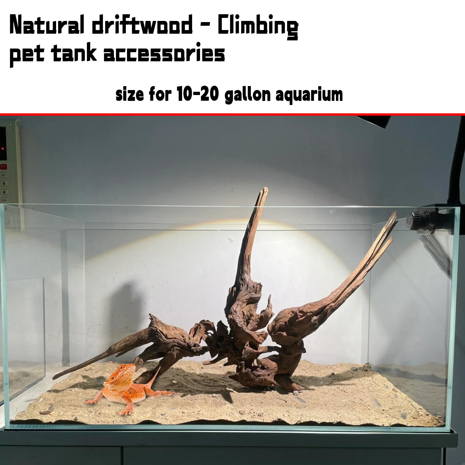 Hamiledyi Aquarium Driftwood, Natural Large 7-15In Coral Driftwood For Aquarium Decor Reptile Tank Decor Terrarium Ornament Wood Branch Trunk Stump For Fish Betta Lizard