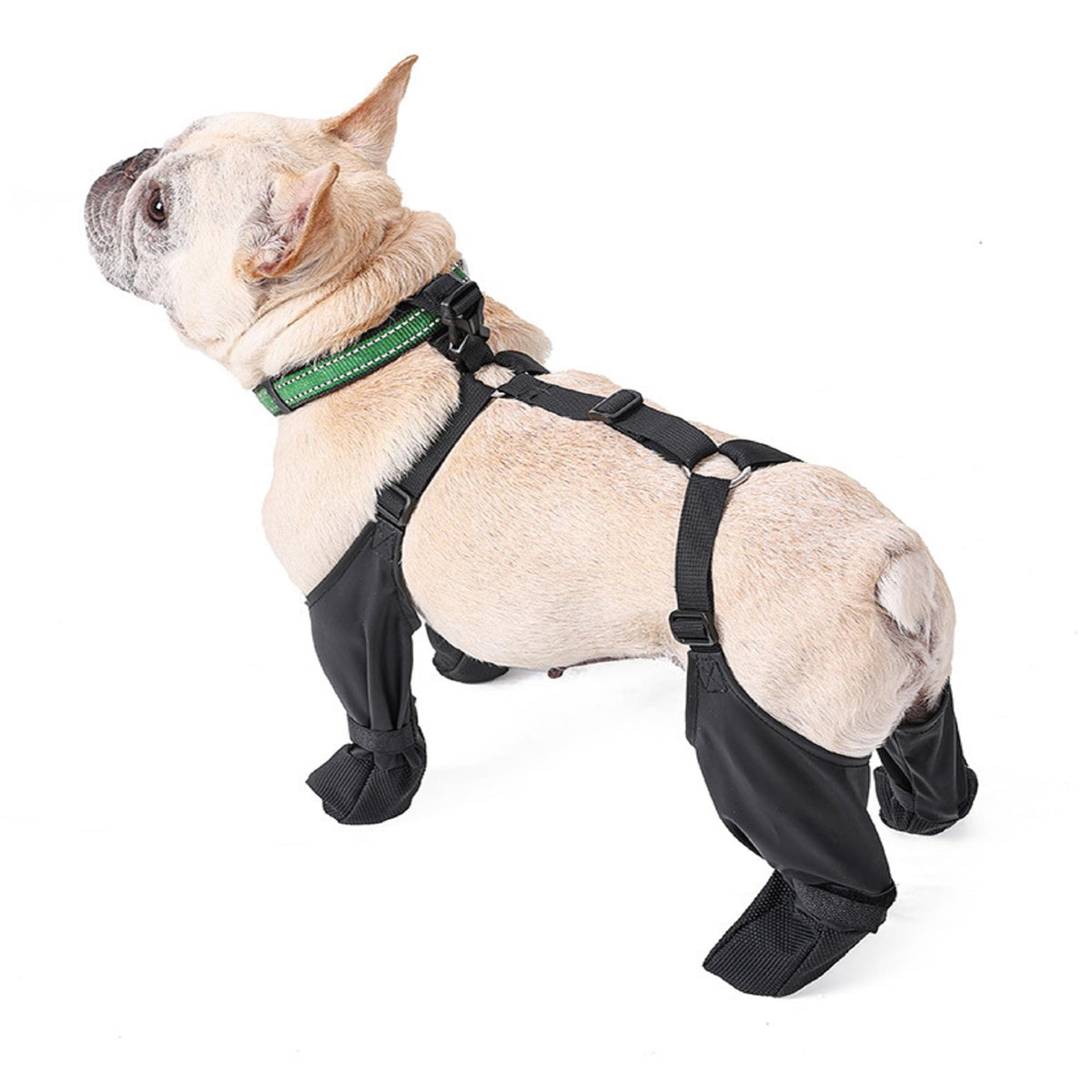 Capt.Snooze Dog Boots Waterproof For Winter - Anti-Slip Paw Shoes For Snow & Rain | Non-Slip Reflective Pet Boots With Adjustabl