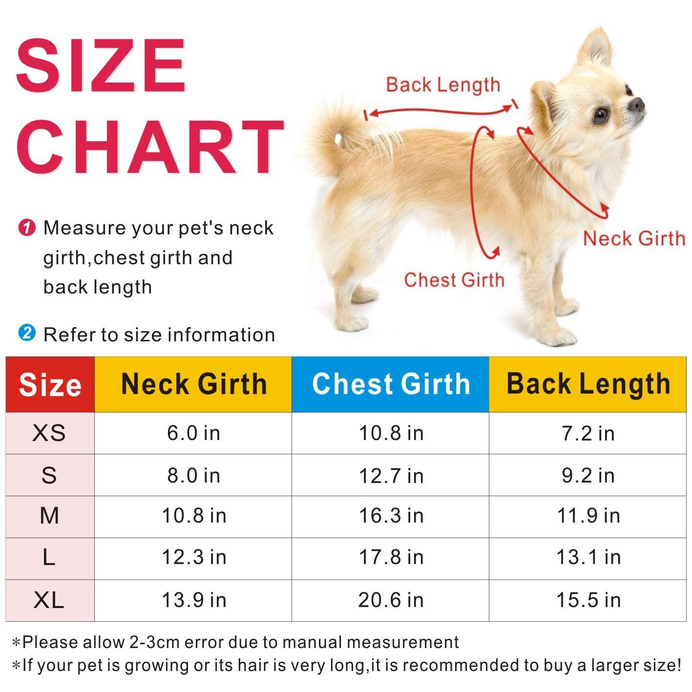 Idepet Pet Dog Cat Coat With Leash Anchor Color Patchwork Padded Puppy Vest Jacket Teddy Chihuahua Costumes Pug Cloth Xs S M L (Large (Pack Of 1), Yellow)