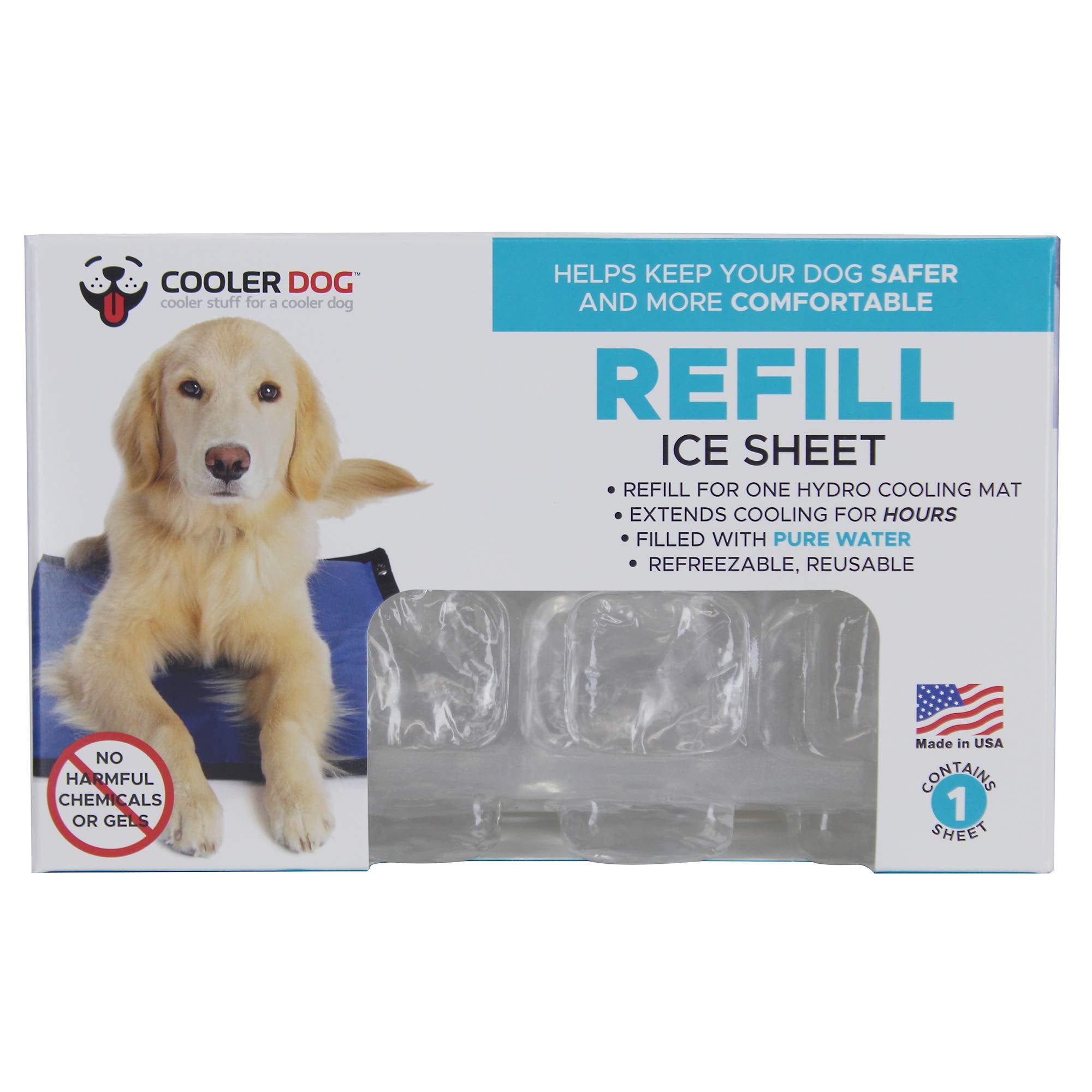Coolerdog Refill Ice Sheet For Cooler Dog Hydro Cooling Mat