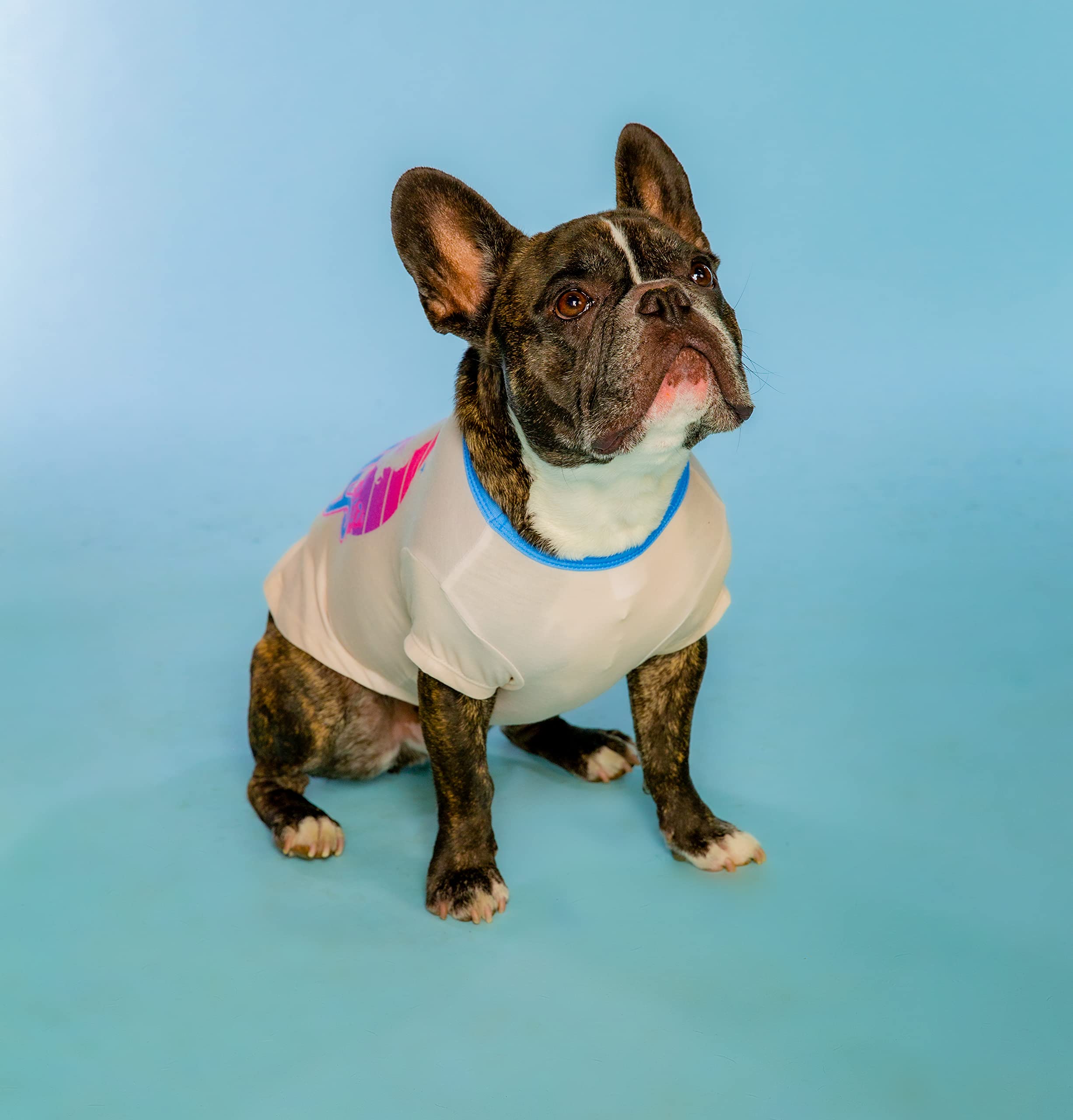 Doggy Parton Vintage Style Shirt for Pets, X-Small, White, Model 22120721, Made from Fur
