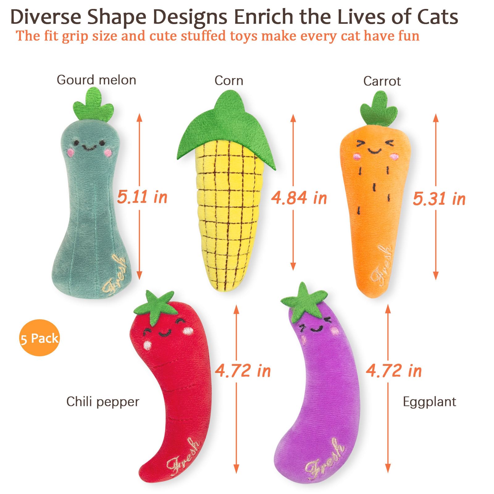 Etekyer Catnip Toys, Cat Toys, Cat Toys For Indoor Cats, Catnip Toys For Cats, Cat Toys With Catnip, Interactive Cat Toy, Cat Chew Toy, Cat Pillow Toys, Cat Toys For Kittens Kitty