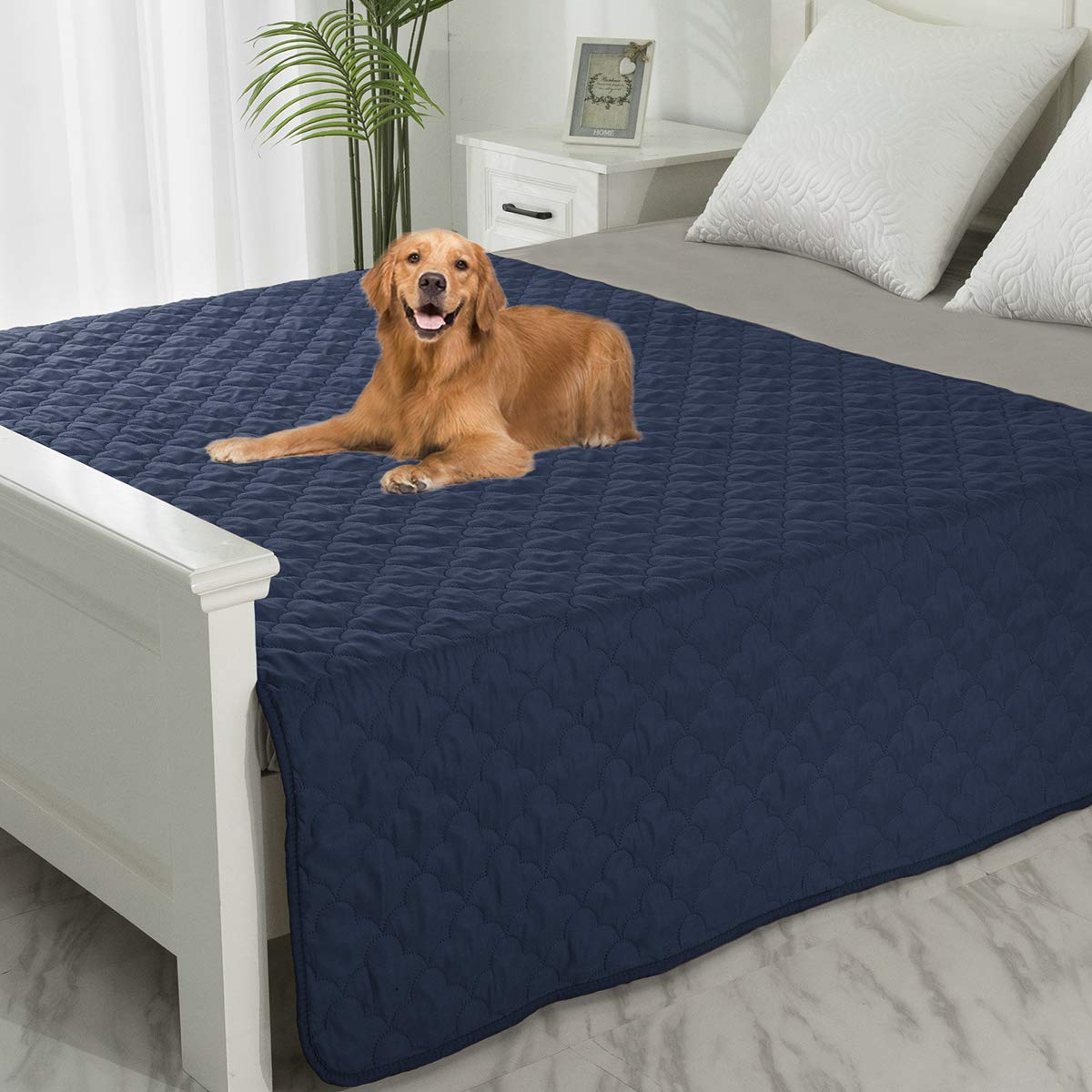 Spxtex Dog Bed Cover Washable Pee Pads Dog Blankets For Puppy Large Dog Cat,Sofa Reversible Changing Pad Reusable 1 Piece(68''X8
