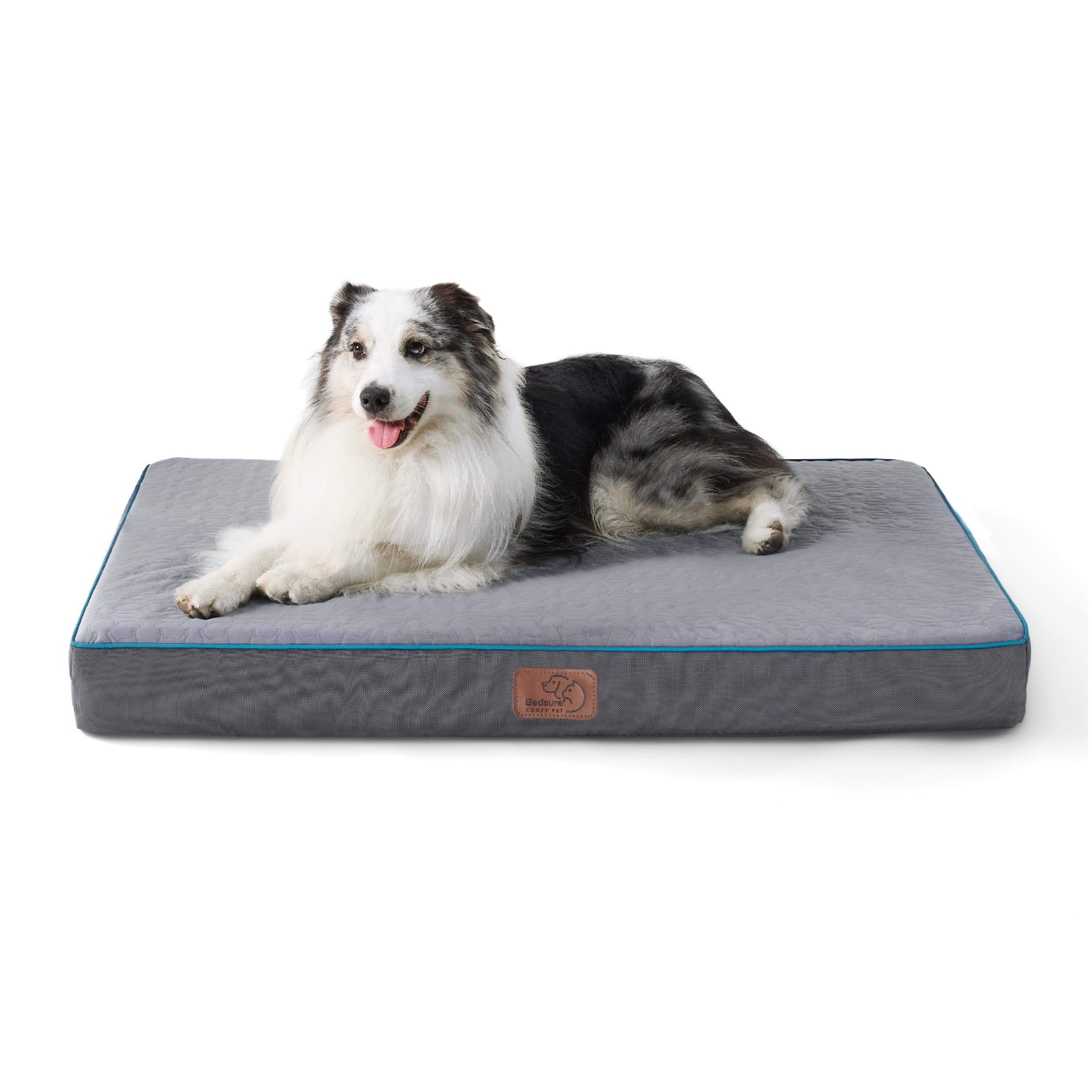 Bedsure Orthopedic Dog Bed For Large Dogs - Memory Foam Pet Mat, 2-Layer Thick Pet Mattress With Removable Washable Cover And Wa