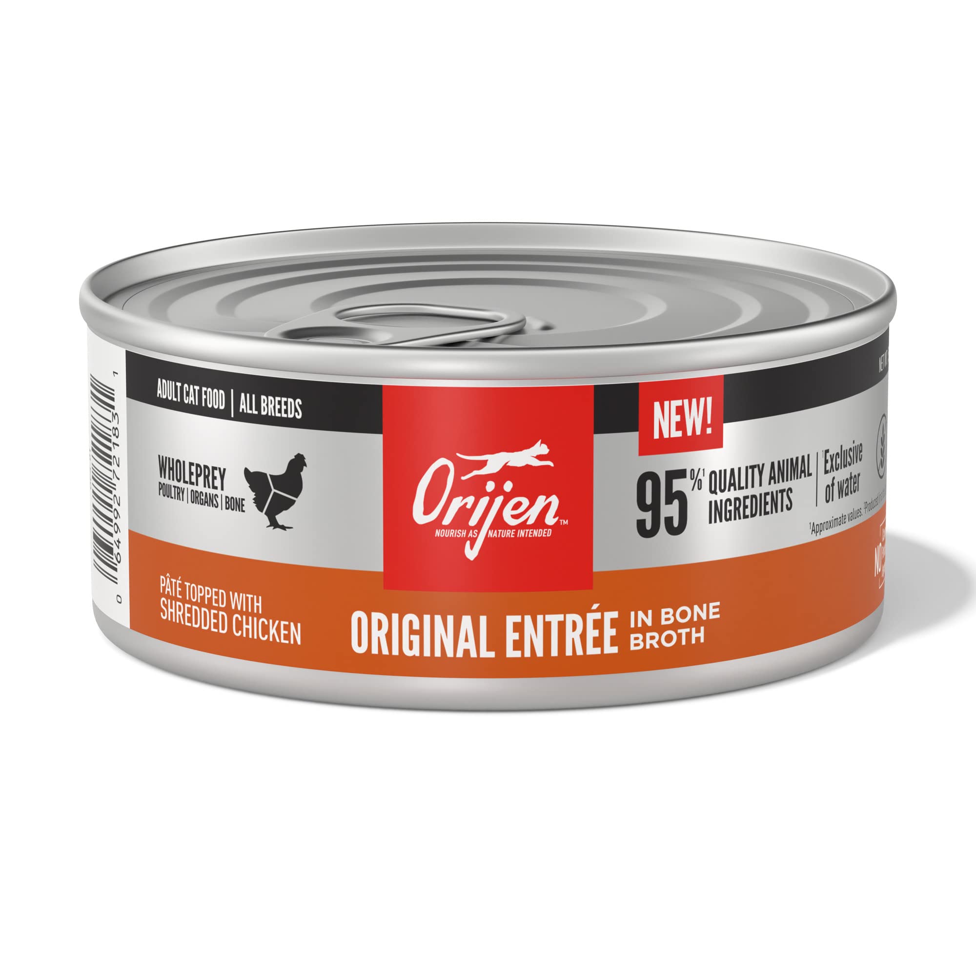ORIJEN Original Entr  e in Bone Broth, 5.5oz, 12 Cans