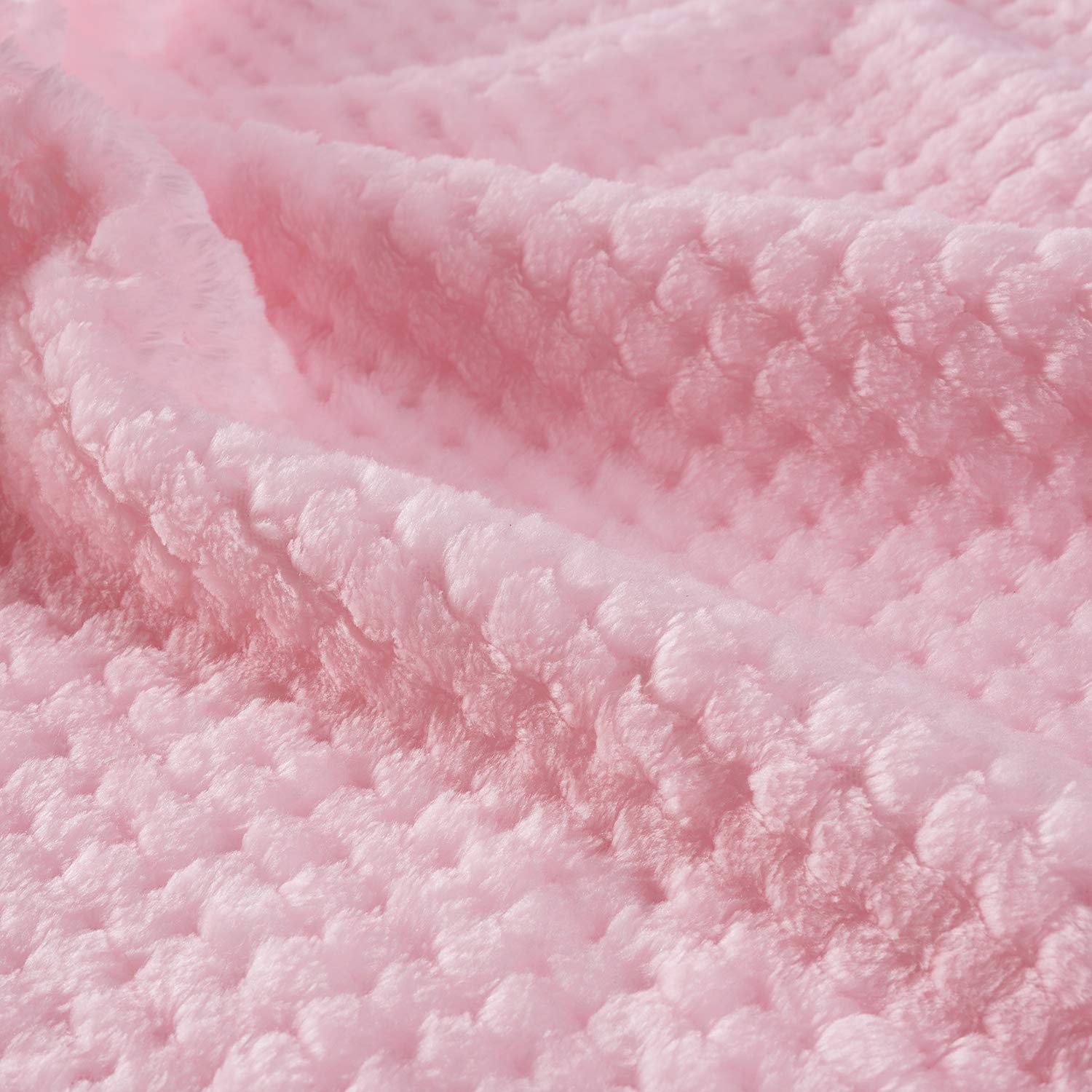 Warm Soft Fuzzy Dog Or Cat Blanket, Plush Fleece Throws For Bed, Couch, Sofa, Travel (M/32'' X 40'', Bright Pink)