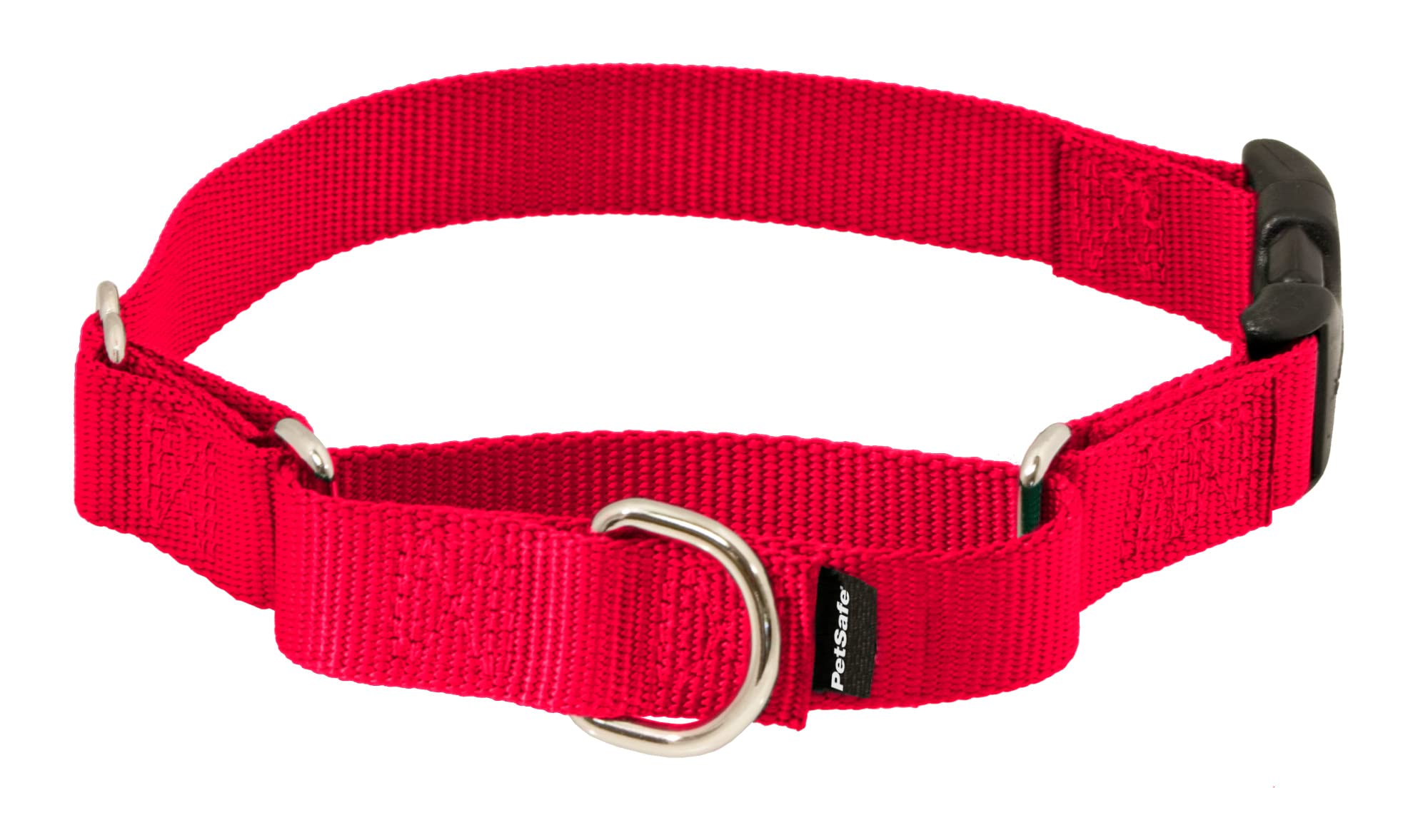Petsafe Martingale Collar With Quick Snap Buckle, 3/4'' Medium, Red