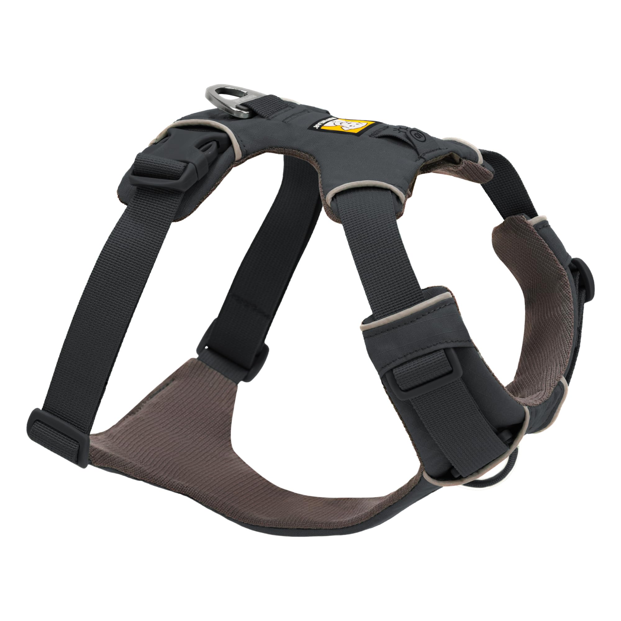 Ruffwear, Front Range Dog Harness, Reflective And Padded, No Pull Harness For Training And Everyday, Basalt Gray, X-Small