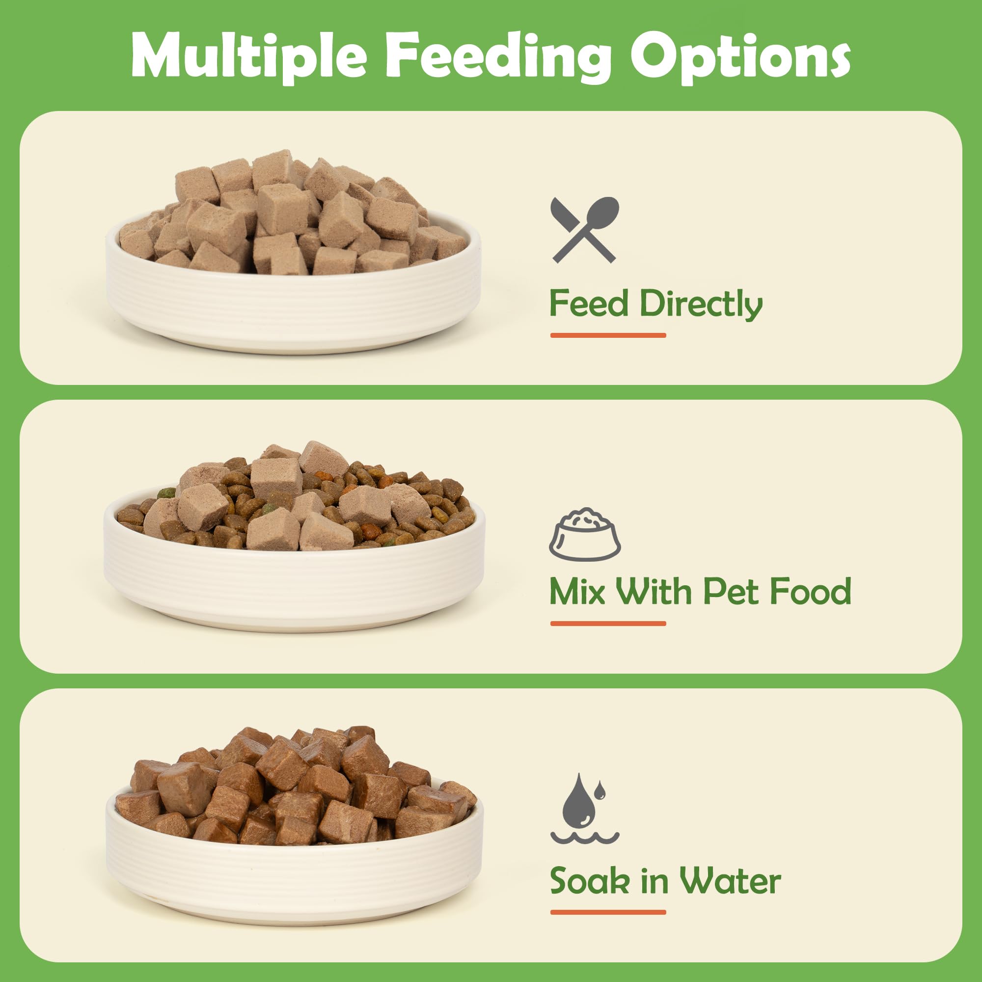MON2SUN Freeze Dried Chicken Liver Cat and Dog Treats, Single Ingredient Natural and Healthy Dog Snacks, High Protein Training T