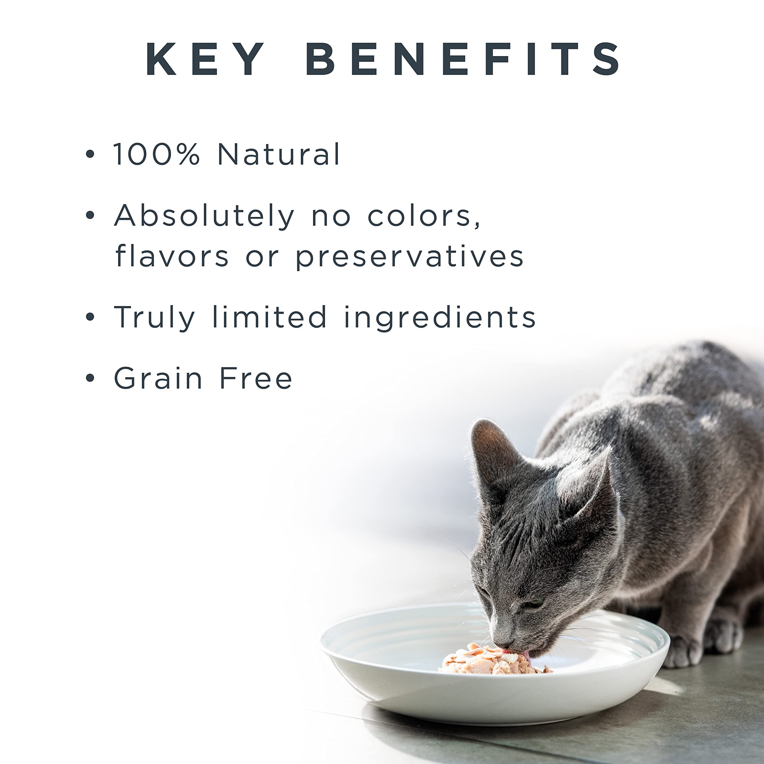 Reveal Natural Wet Cat Food, 12 Count, Grain Free, Limited Ingredient Cat Food Pouches, Tuna with Sea Bream in Broth, 2.47 oz Po
