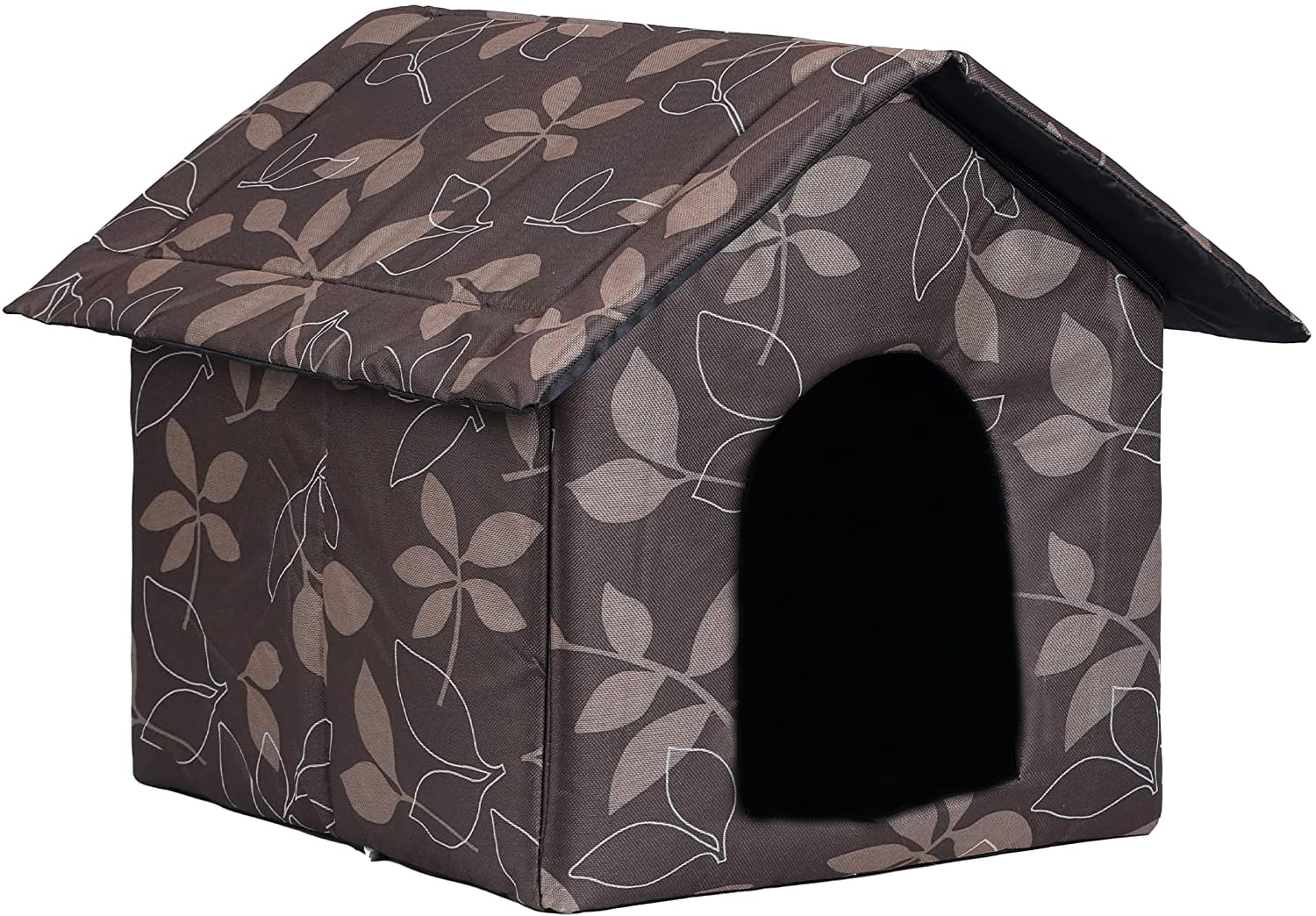 Cat Houses For Outdoor Cats Outdoor Houses For Feral Cats Cat House With Weatherproof Canvas Roof Stray Shelter (Cat House Brown