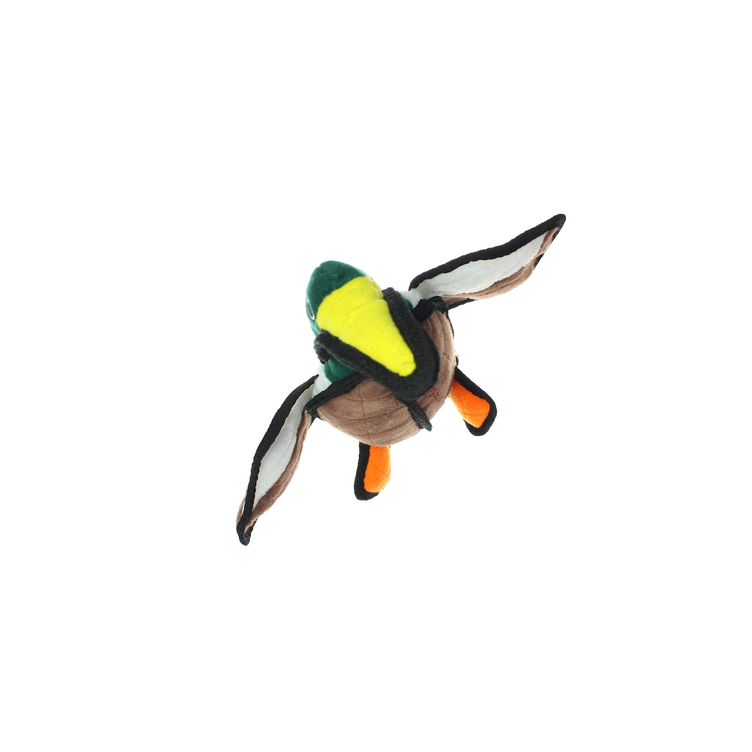 TUFFY - World 's Tuffest Soft Dog Toy - Barnyard Duck - Squeakers - Multiple Layers. Made Durable, Strong & Tough. Interactive P