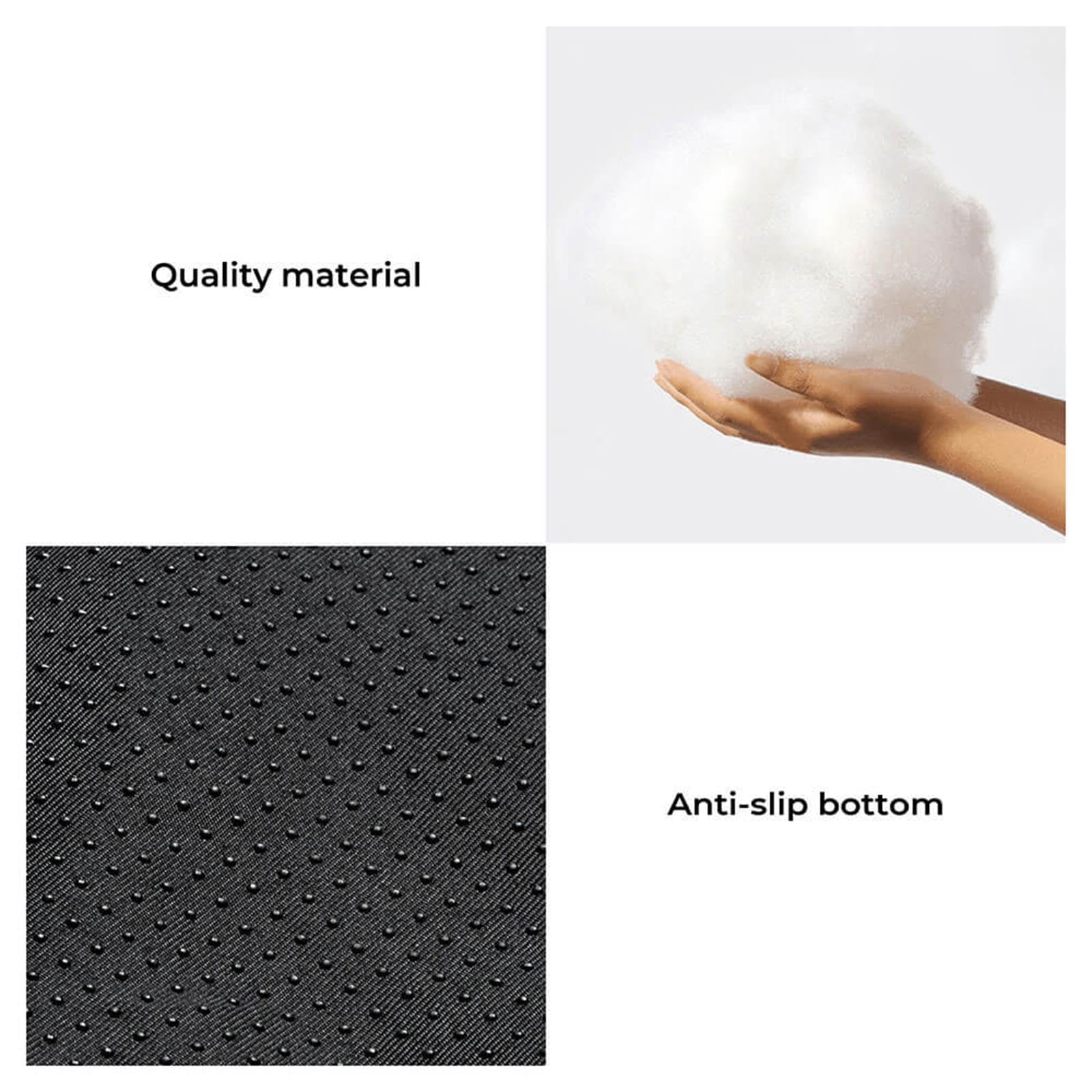 FUNNYFUZZY Calming Dog Bed Mat, Fluffy Fuzzy Couch Cover for Sofa, Furniture Protector with Removable Washable Cover for Large M