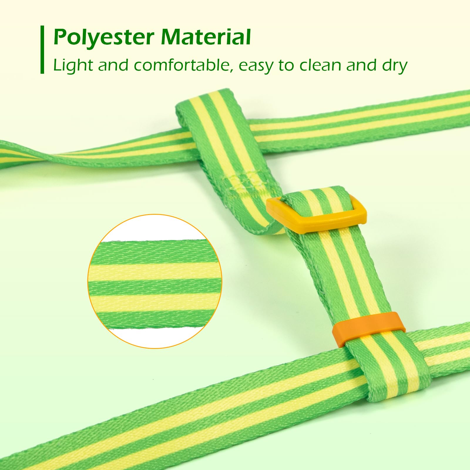 Tiffpaws Stripe Step In Dog Harness For Small Dogs, Freedom Nylon Dog Halter Vests, Lightweight And Escape Proof Puppy Harness,