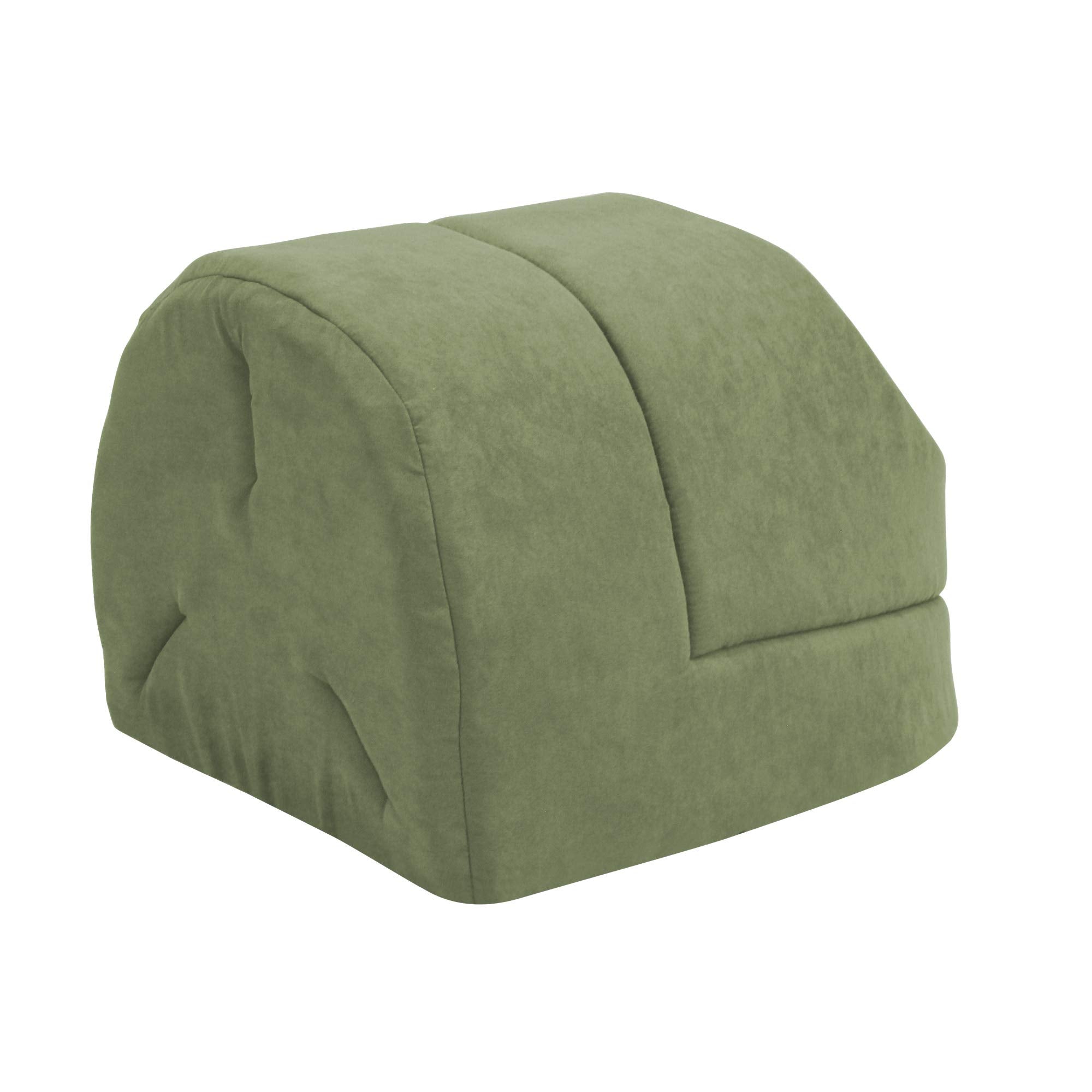 Goopaws Goopaws Cat Cave For Cat And Warming Burrow Cat Bed, Pet Hideway Sleeping Cuddle Cave (Sage Green-2)