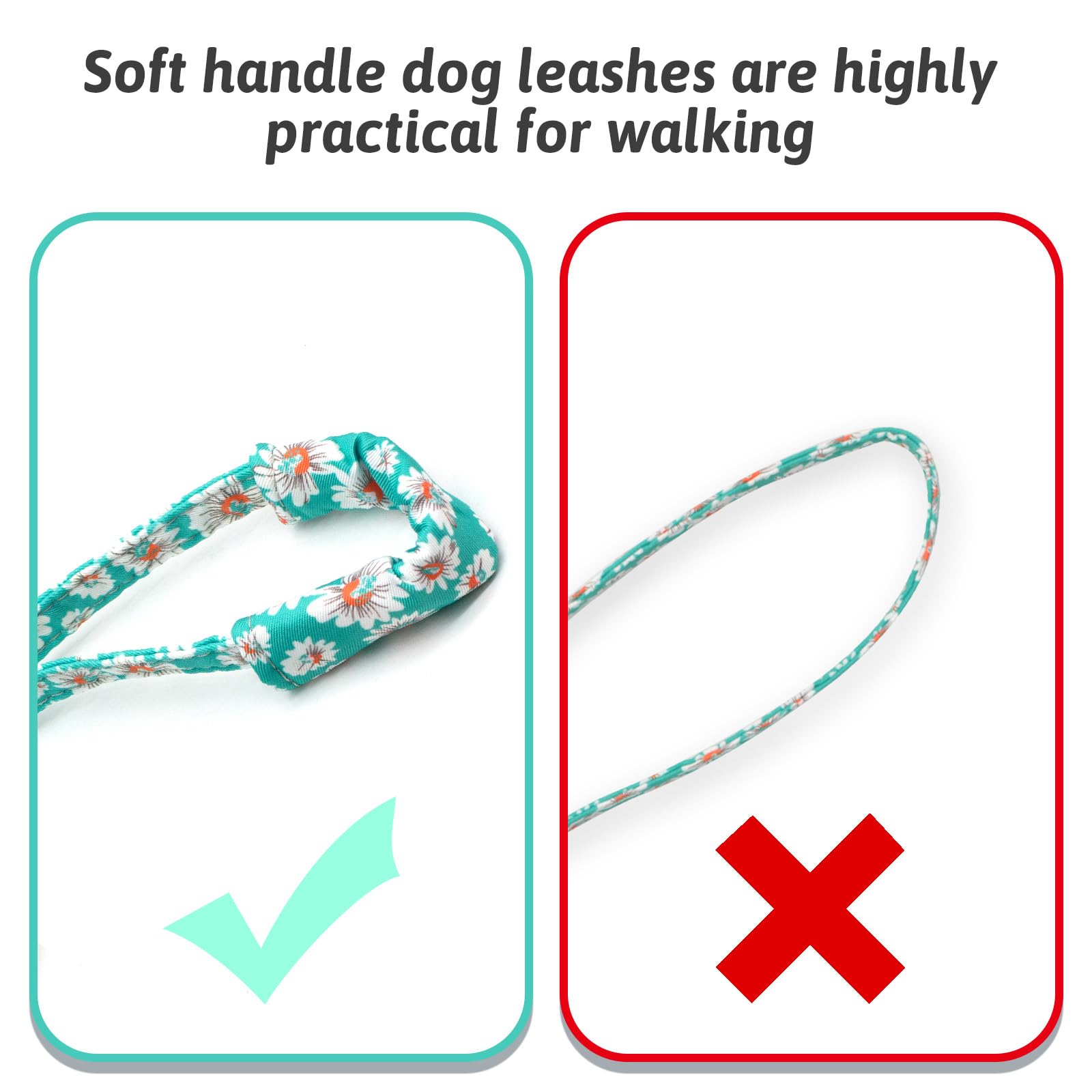 HSIGIO Dog Collar and Leash Set Girls Adjustable Puppy Collars with Floral Bow Tie for Small Medium Large Female Dogs, Light Gre