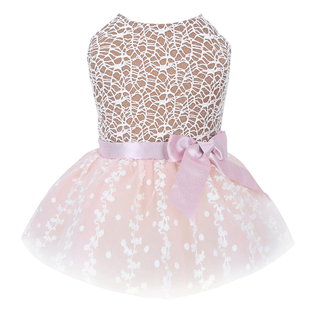 Cutebone Dog Birthday Dress Girl Puppy Skirt Tutu Cat Wedding Outfit Pet Party Clothes For Small Dogs Costume Dd23L