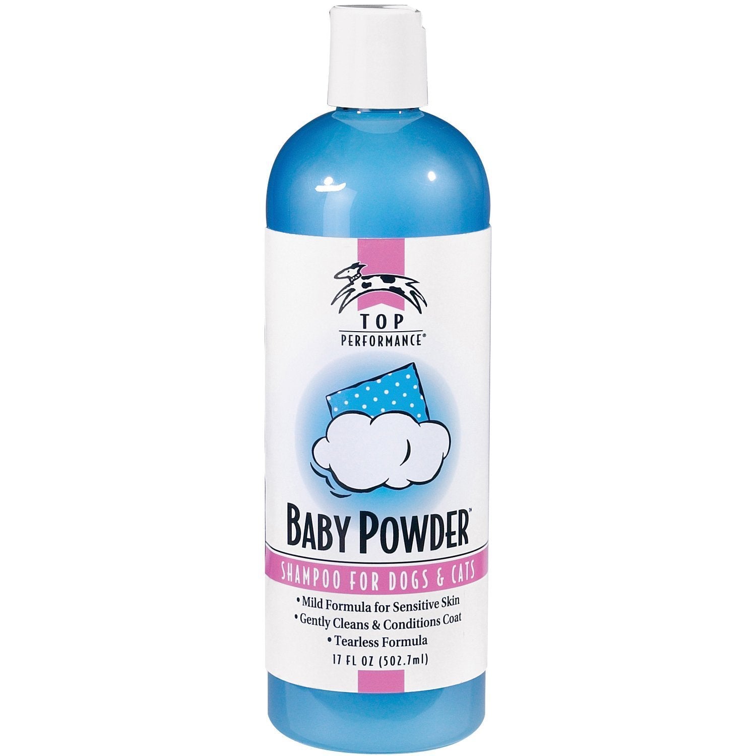 Top Performance Baby Powder Pet Shampoo In 17 Oz. Size For Bathing Puppies And Kittens – Helps Pets With Skin Conditions