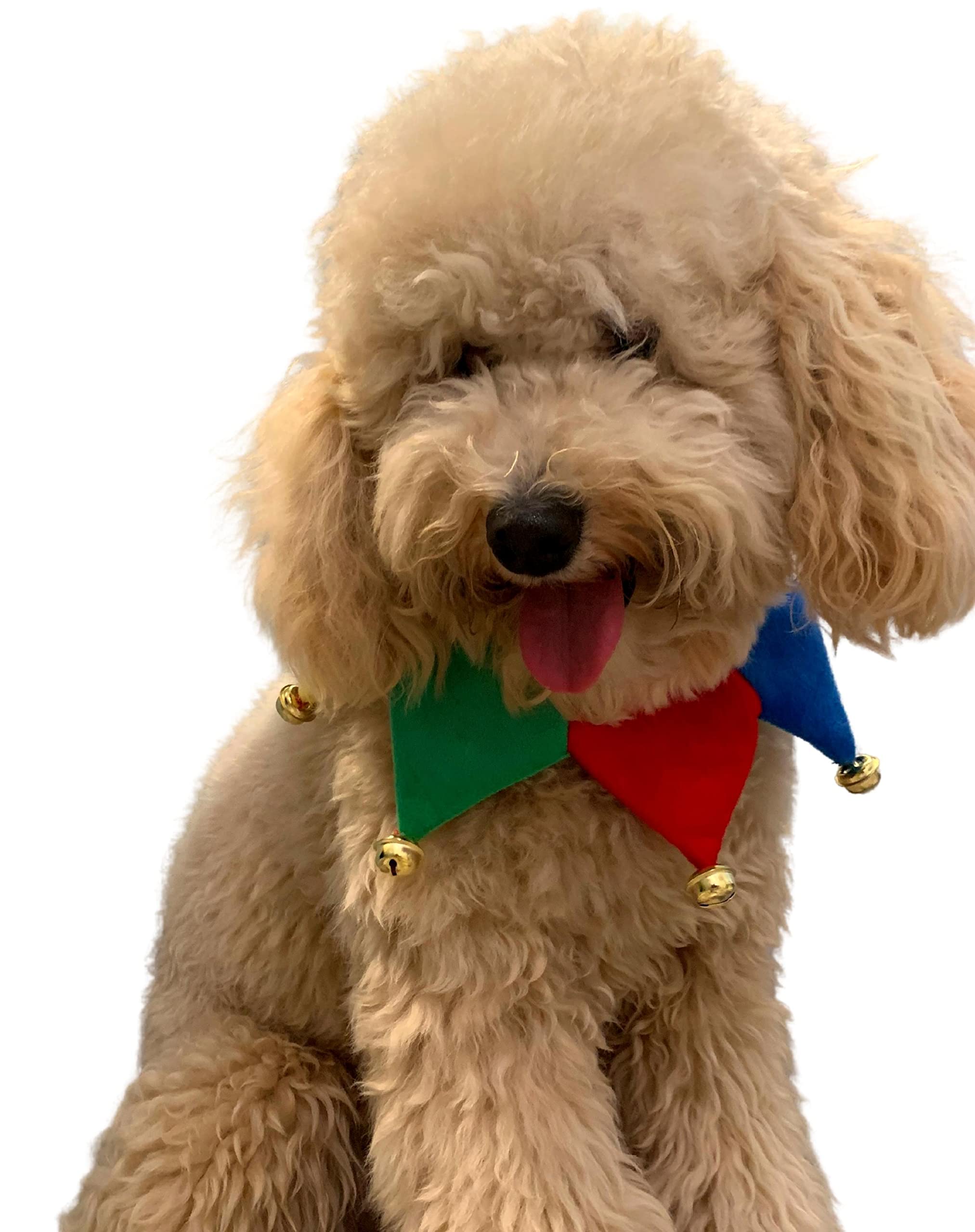 Comfycamper Jester Clown Dog Costume For Small Medium Large Dog Puppy Puppies Cat Kitten - Cute Costumes Outfits Clothes Accesso
