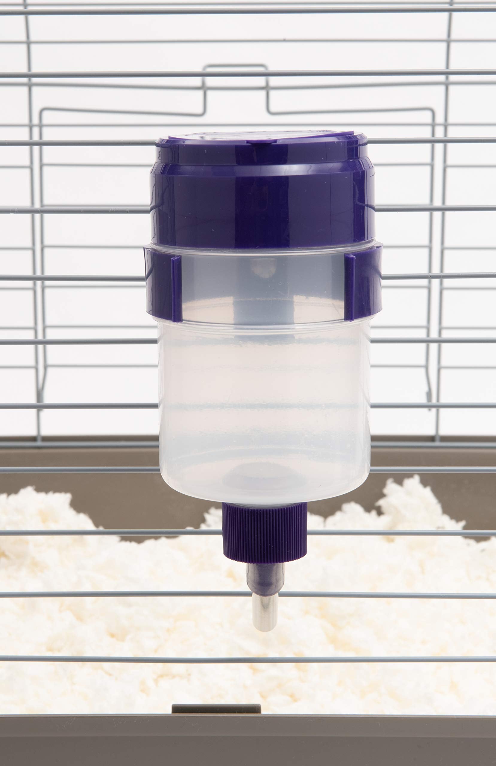 Lixit Lever Valve Top Fill No Drip Water Bottles For Rabbits, Chinchillas, Ferrets, Guinea Pigs And Adult Rats (16Oz)