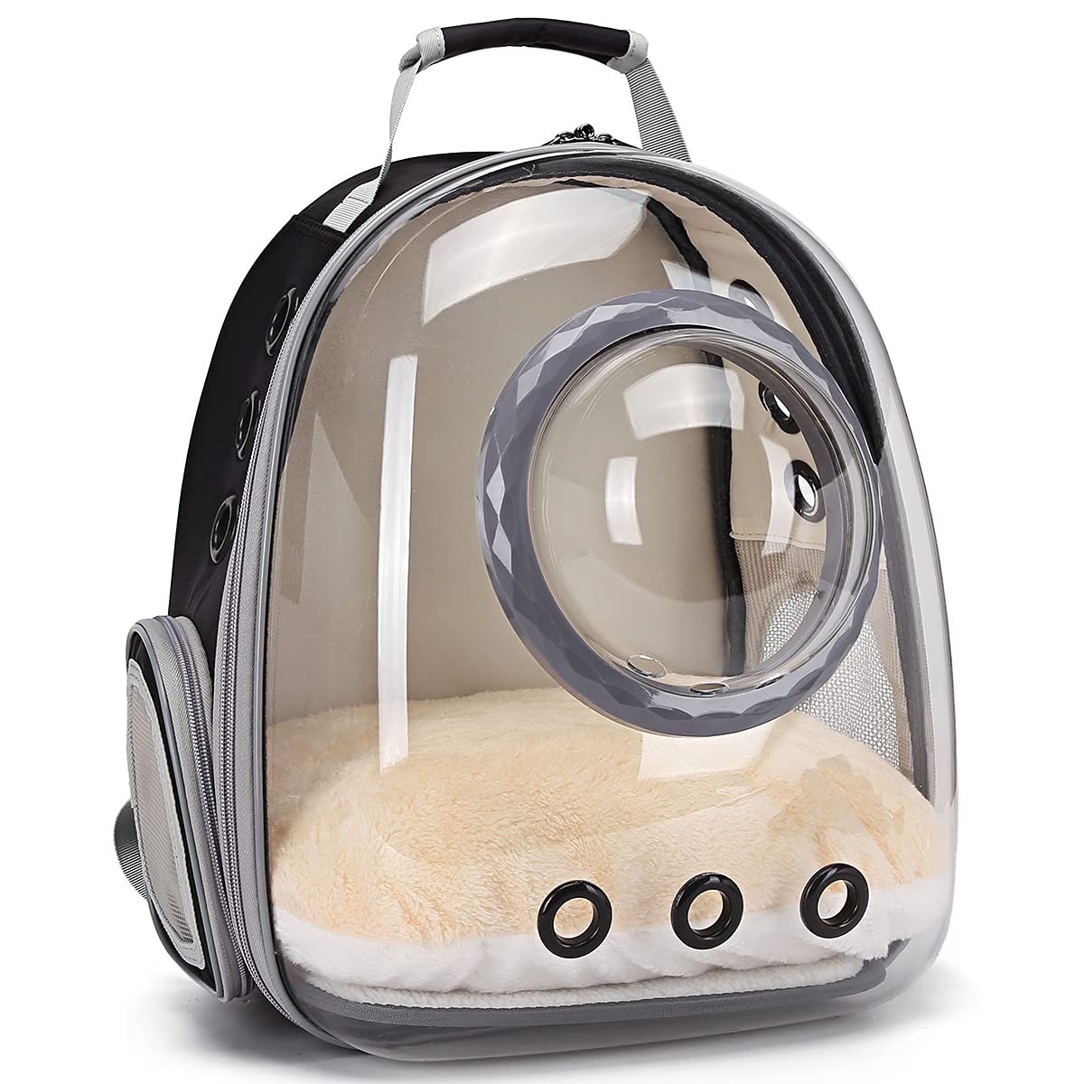 Bubble Cat Carrier Backpack, Transparent Pet Carrier Backpack for Small Puppy and Bunny, Space Capsule Bubble Cat Backpack Carri