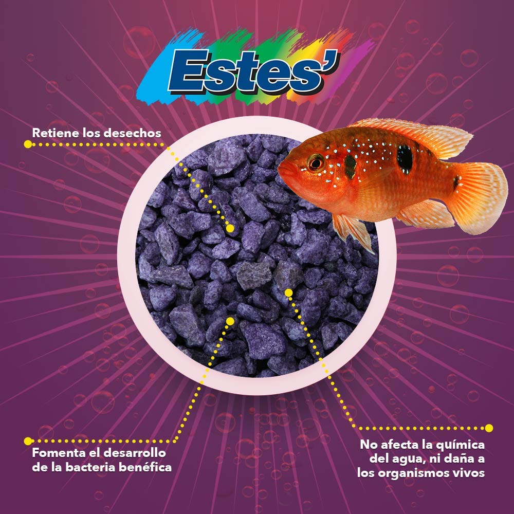 Spectrastone Permaglo Lavender Aquarium Gravel For Freshwater Aquariums, 5-Pound Bag