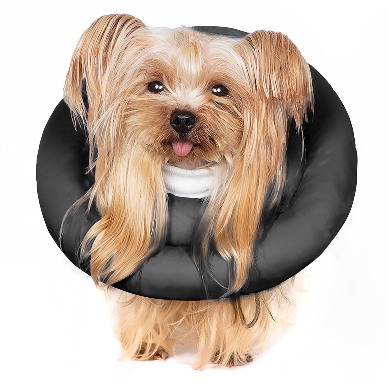 GAGABODY Dog Cones for Small Dogs & Cats, Comfortable Adjustable Soft Dog Cone Alternative After Surgery, Elizabethan Donut Coll