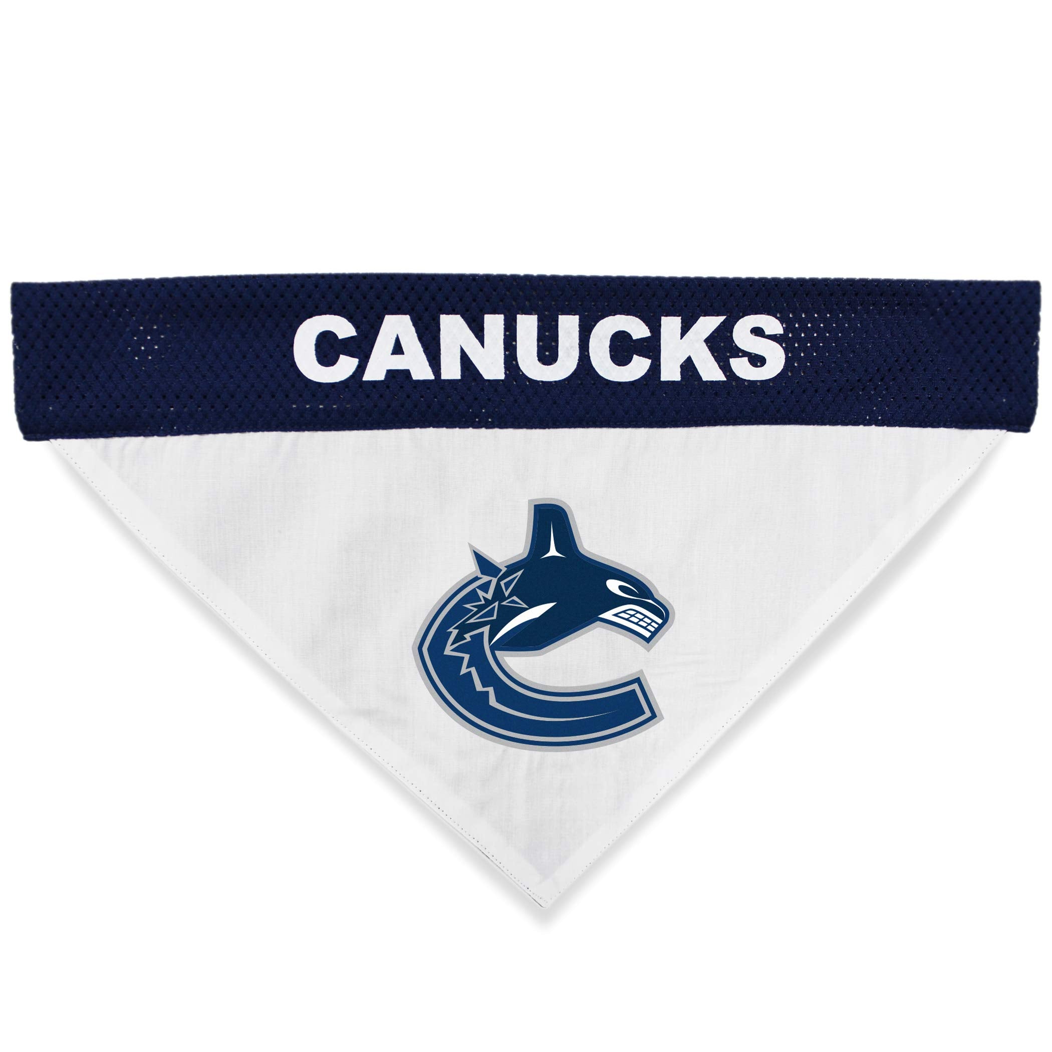 Nhl Vancouver Canucks Bandana For Dogs & Cats, Small/Medium. - Cute & Stylish Bandana! The Perfect Hockey Fan Scarf Bandana, Gre