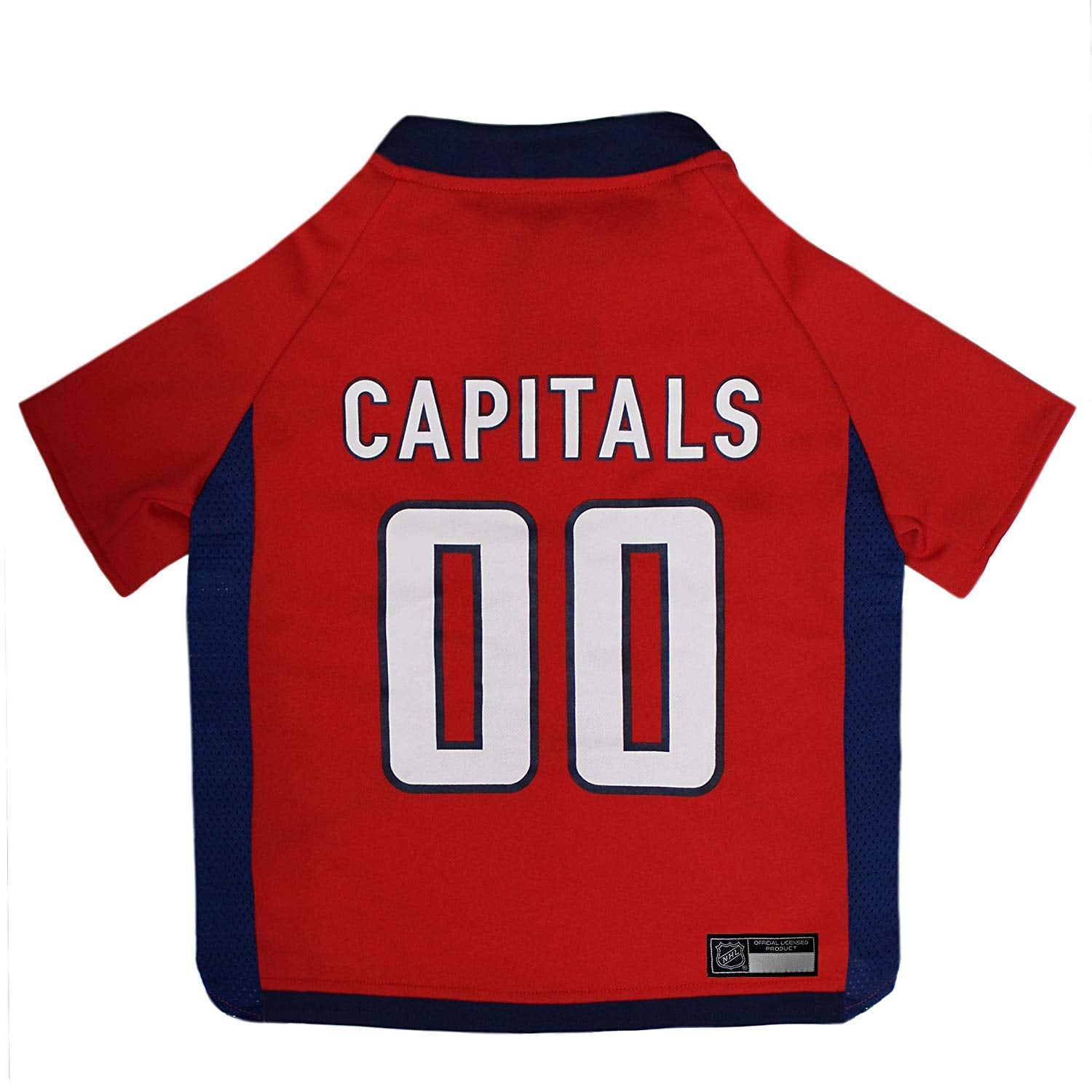 NHL Washington Capitals Jersey for Dogs & Cats, X-Small. - Let Your Pet Be A Real NHL Fan!