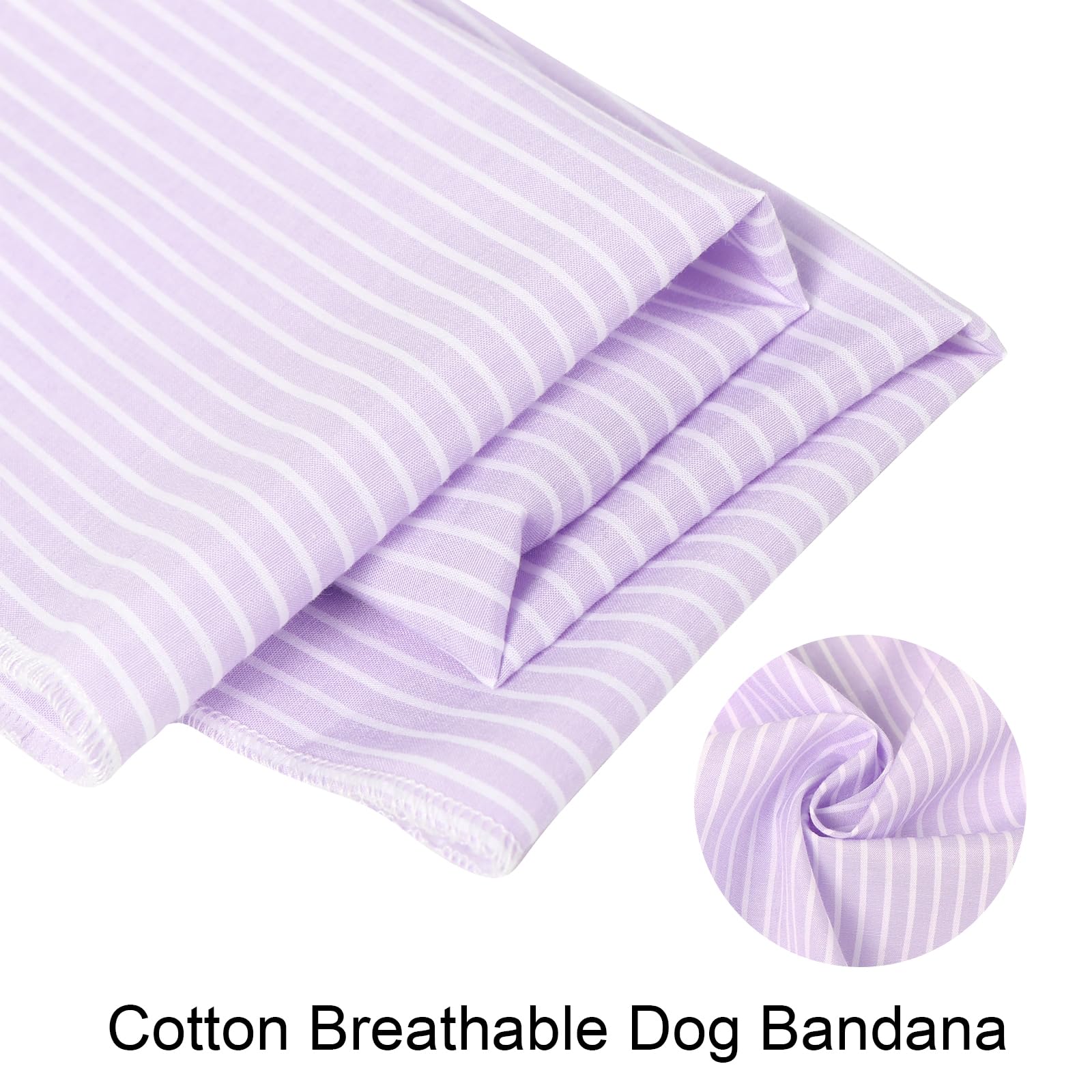 Aring Pet Summer Dog Bandana-Cute Lavender Dog Bandanas, Comfortable Pet Scarf Dogs Triangle Bibs For Small To Large Girl Dogs A