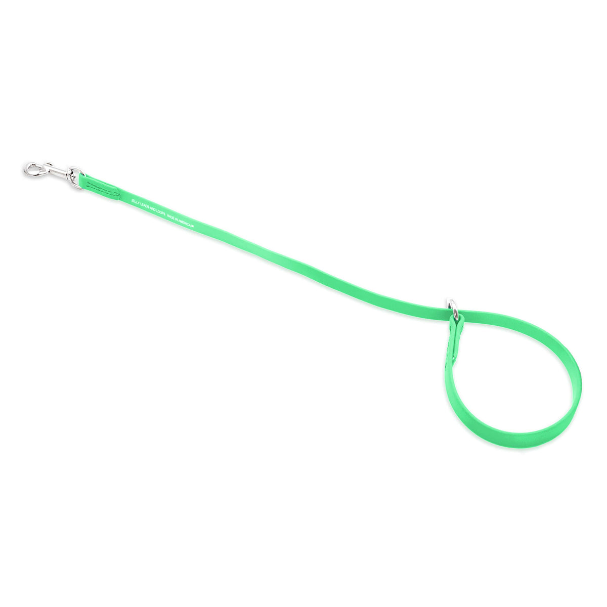 Jelly Pet Grooming Loop Slip Style (3/8' X 25', Lime Green) | Made In The Usa