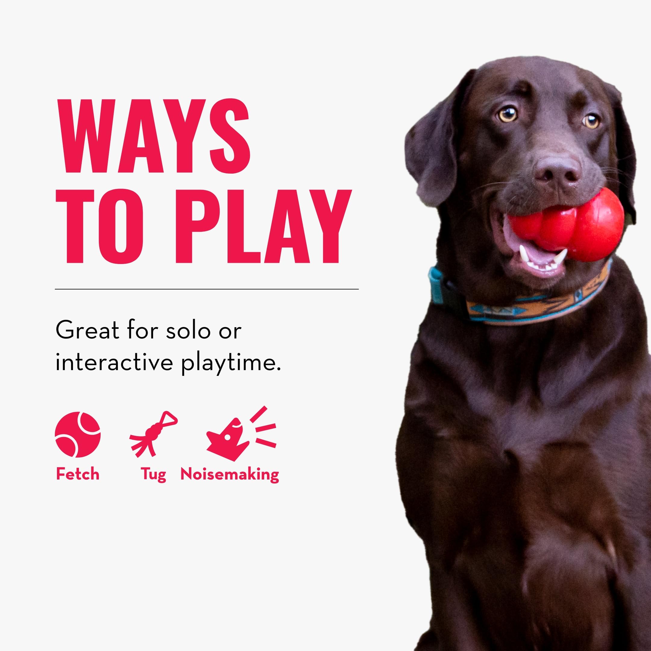 Kong Wubba - Dog Toy For Tug Of War & Fetch - Dog Supplies For Puppy & Dog Playtime - Outdoor & Indoor Dog Toy - For Xl Dogs