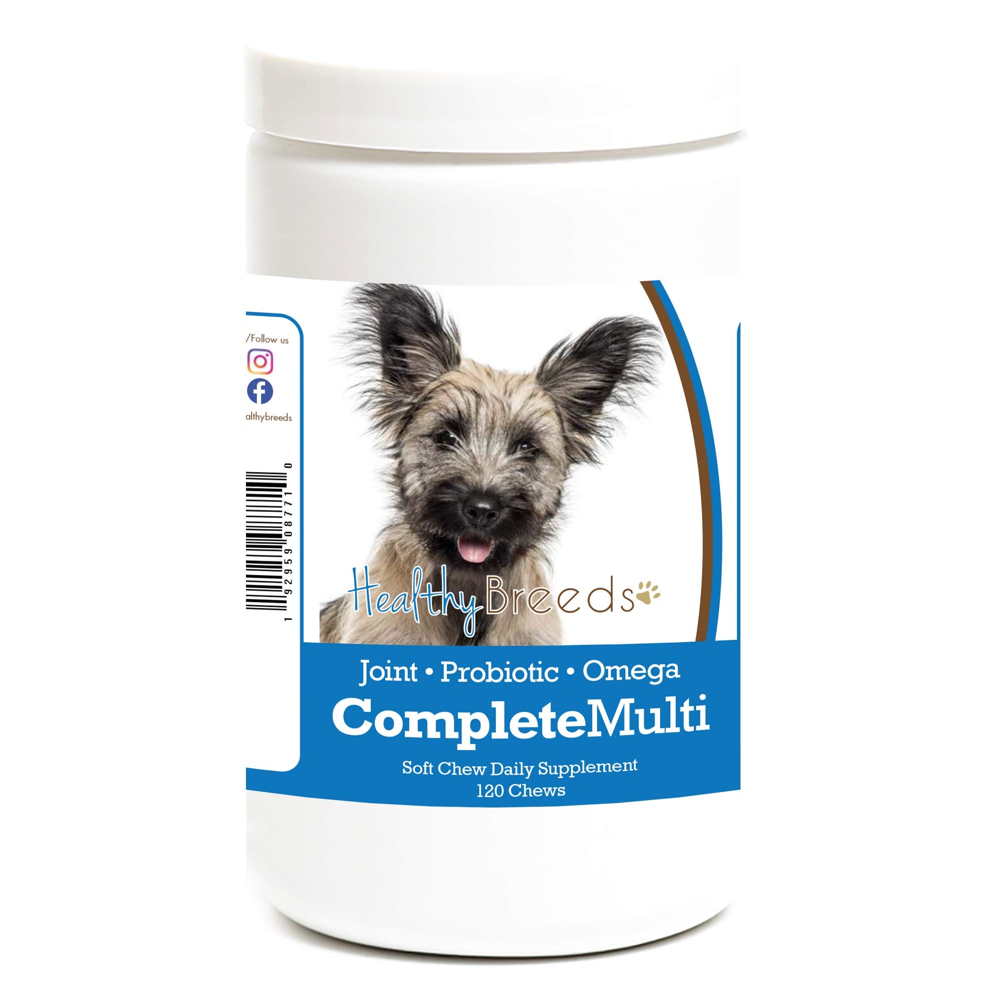 Healthy Breeds Skye Terrier All in One Multivitamin Soft Chew 120 Count