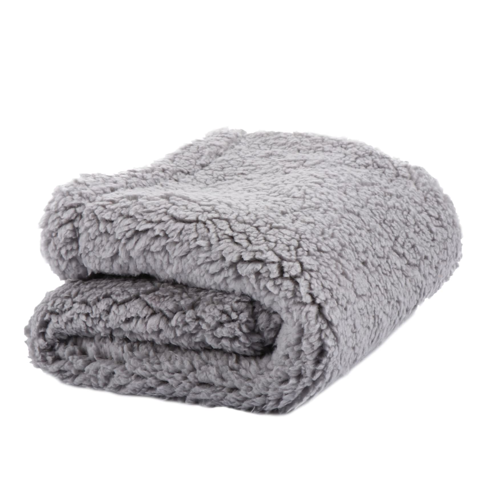 ibasenice Dog Bed Mat Pet Warm Lambskin Pad Puppy Cashmere Blanket Dog Accessories Washable Pet Hair Repelling Bed