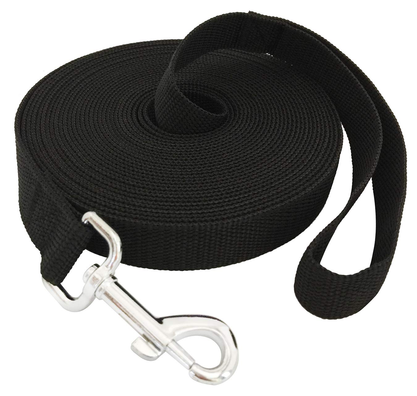 Salo Nylon Training Dog Leash For Small Medium Large Dogs, 1 Inch Wide, 20Ft 30Ft 40Ft 50Ft Long Leash Dog/Puppy Lead For Obedie