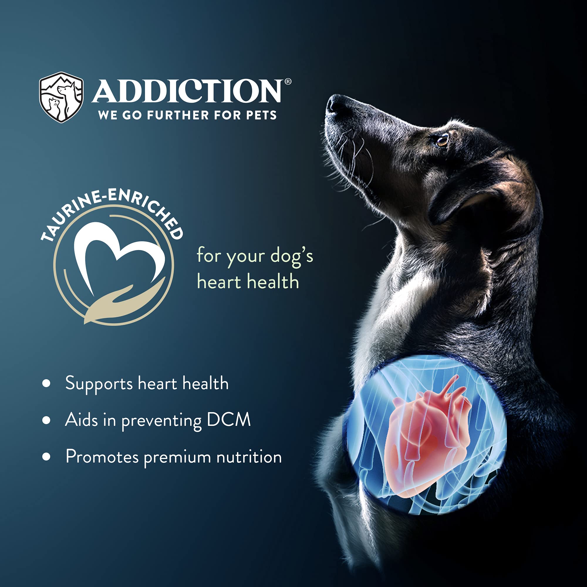 Addiction Steakhouse Beef & Zucchini Air-Dried Grain-Free Dog Food - Complete Meal or Topper with Natural Ingredients for Digest