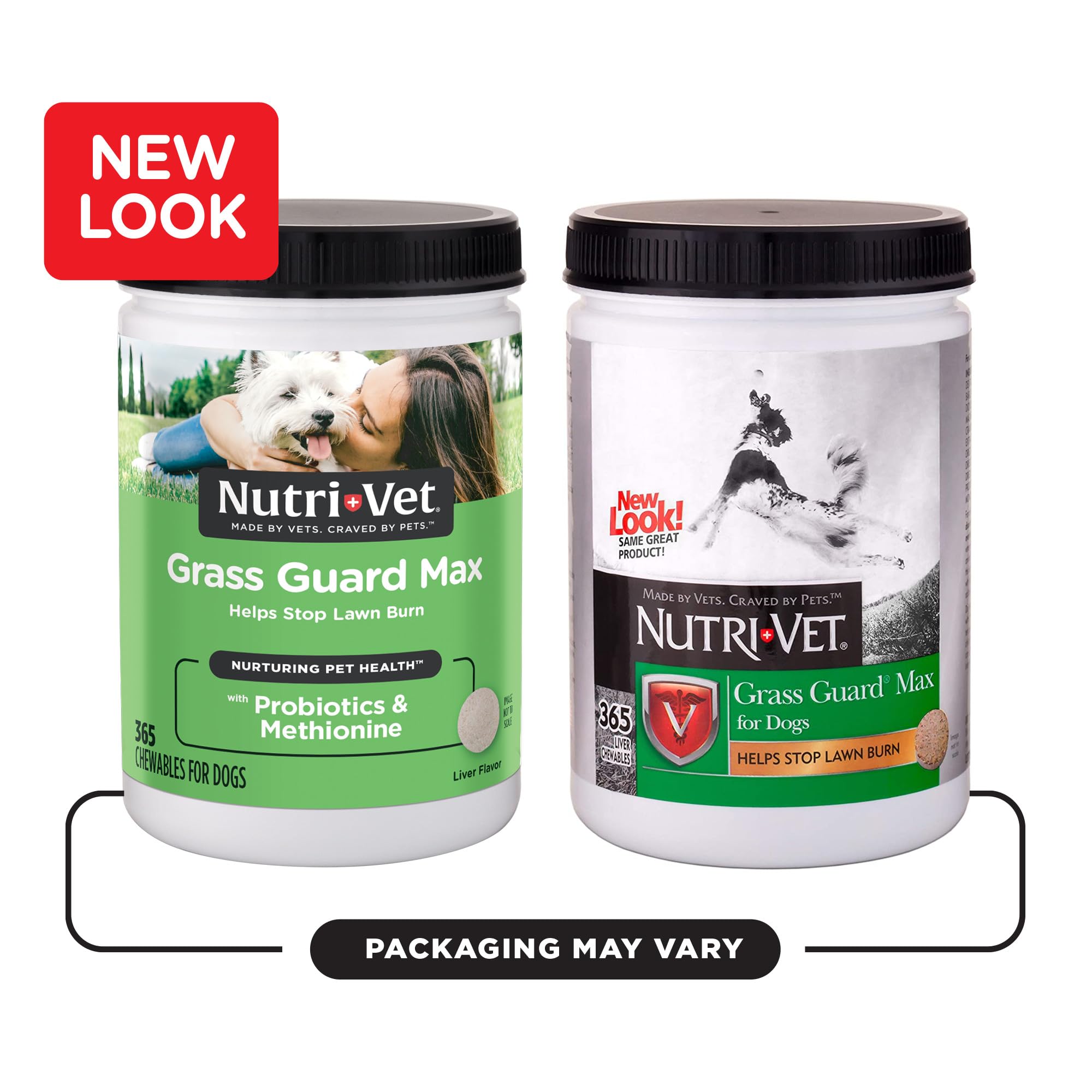 Nutri-Vet grass guard chewables For Dogs - Prevent Lawn Burn From Dog Urine - 365 count