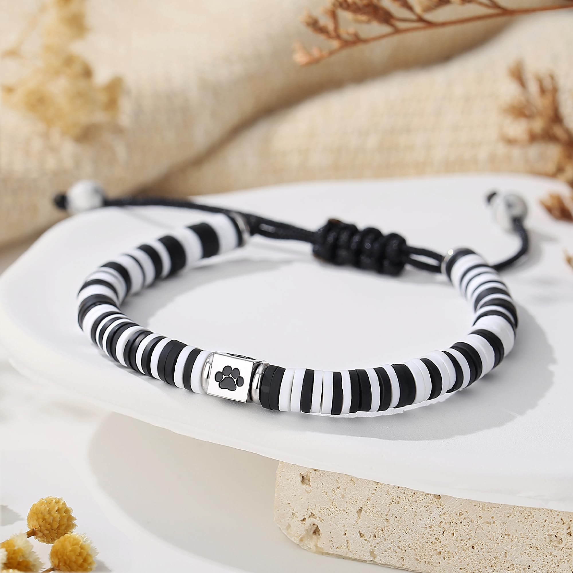 TONY & SANDY Pet Memorial Gifts for Dogs, Loss of Dog Memorial Gifts, Pet Sympathy Memorial Bracelet for Boys Girls Who Loss of