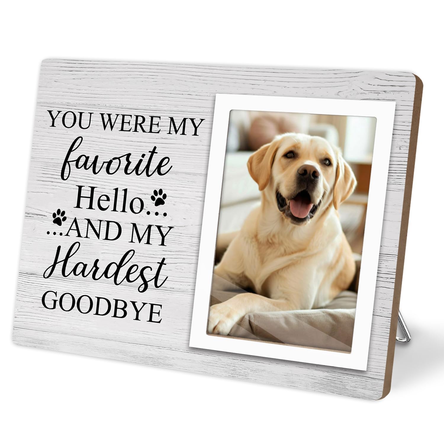 Klytink Pet Picture Frames Memorial Dog, Pet Memorial Frame For Dogs, Dog Memorial Gifts For Loss Of Dog, In Loving Memory Gifts