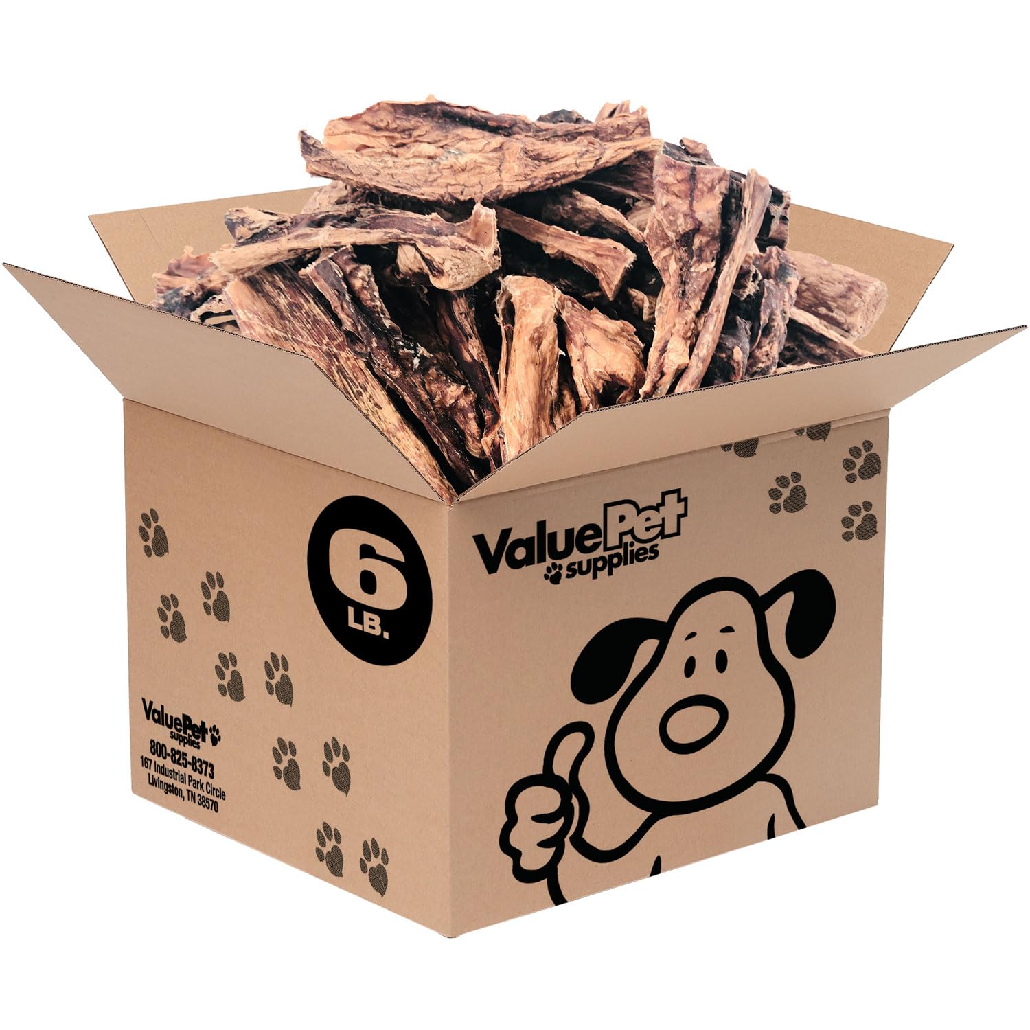 ValueBull Beef Lung Sticks, Premium 6 Pounds Bulk Pack - Angus Beef Dog Treats, Grass-Fed, Single Ingredient